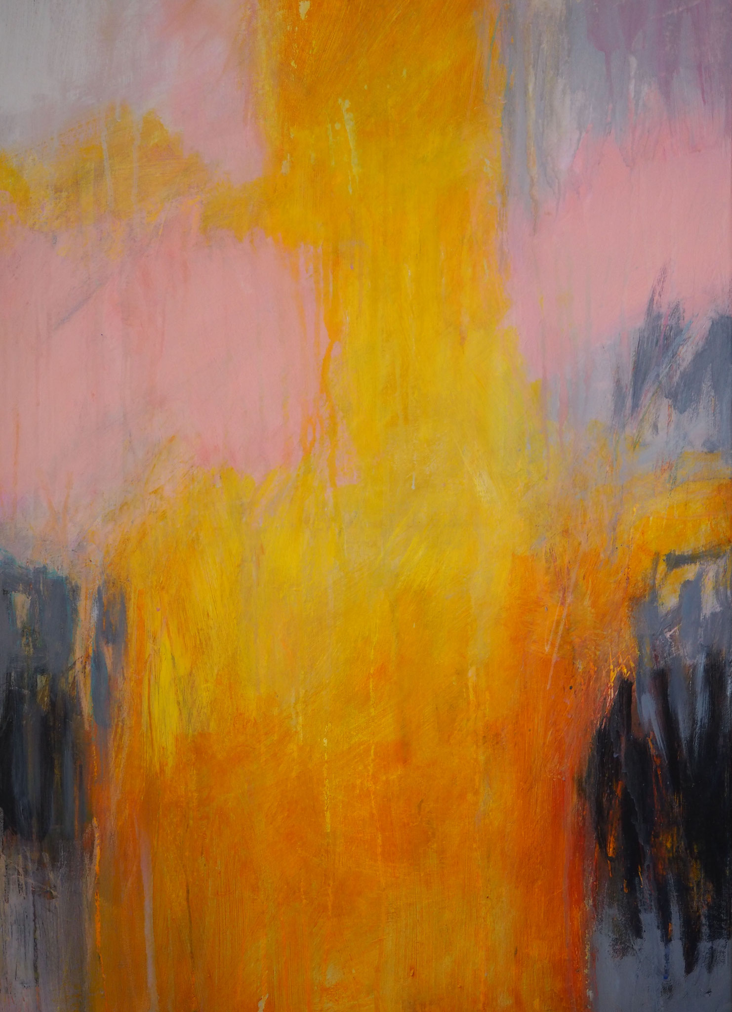 summer colors 1  acryl on canvas  50 cm / 70 cm