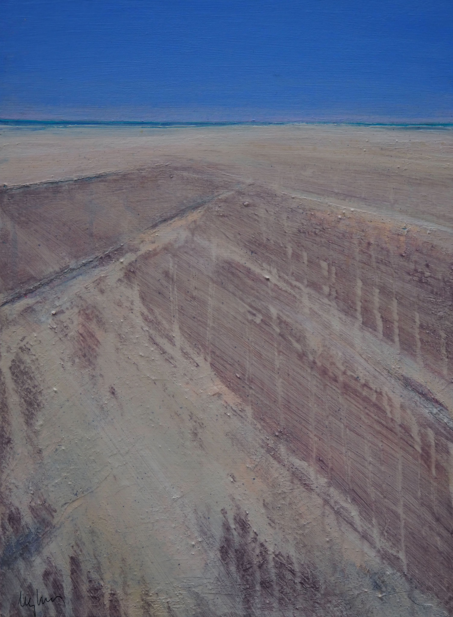 Grenen 2022  acryl on canvas  35 cm / 50 cm 