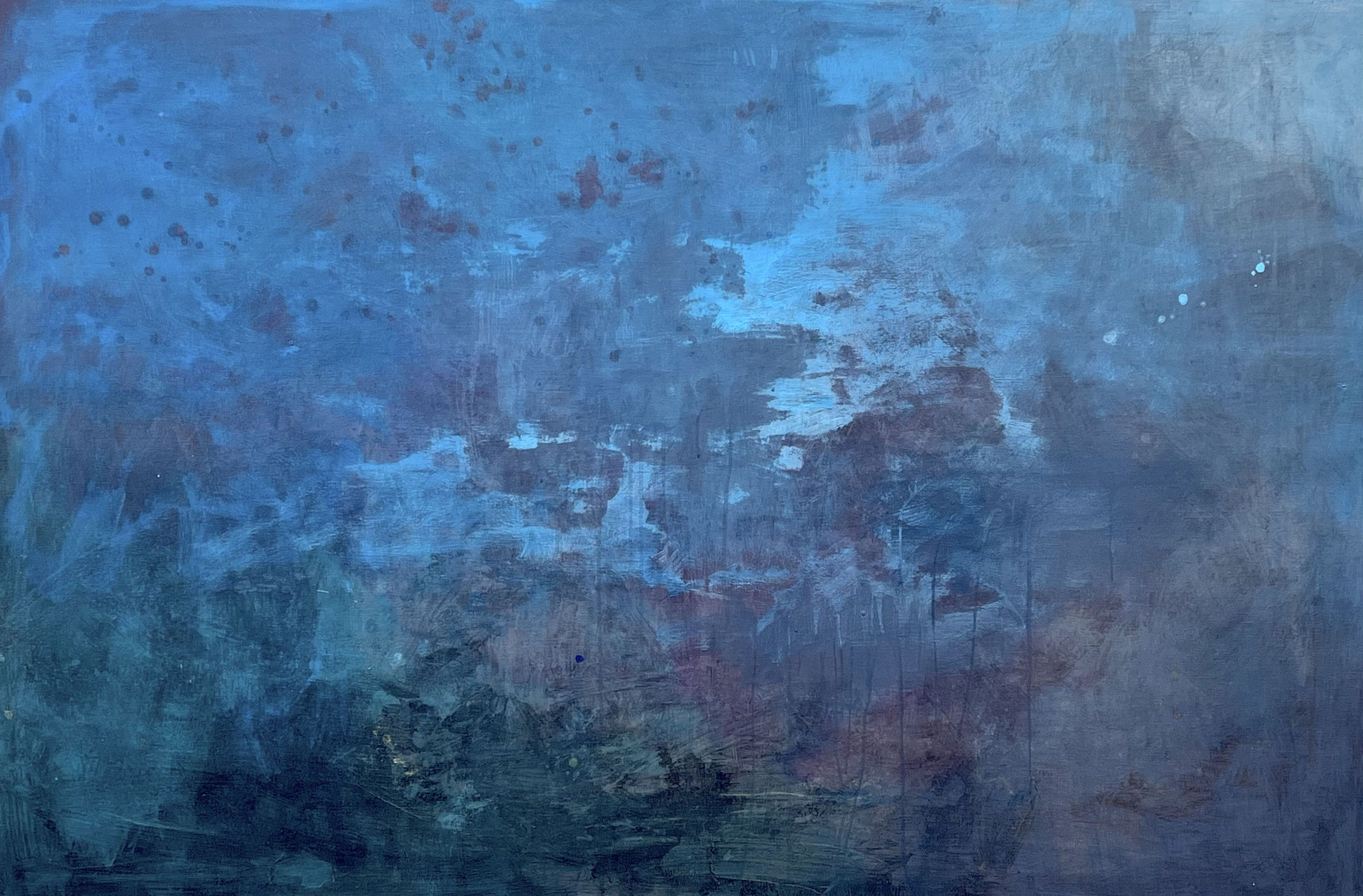 beyond  acryl on canvas  100 cm / 150 cm