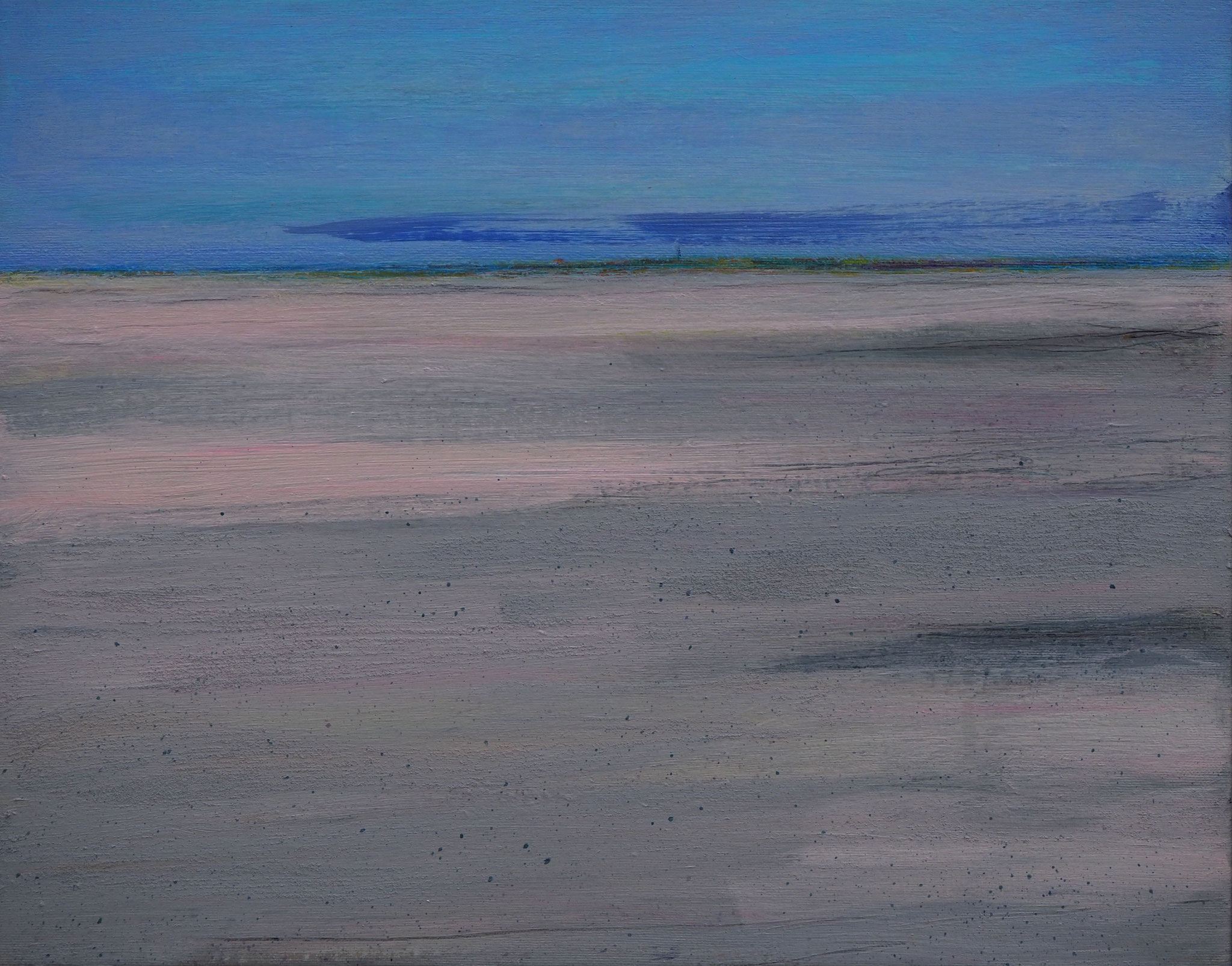 ved kysten 1  acryl on canvas  38 cm / 48 cm