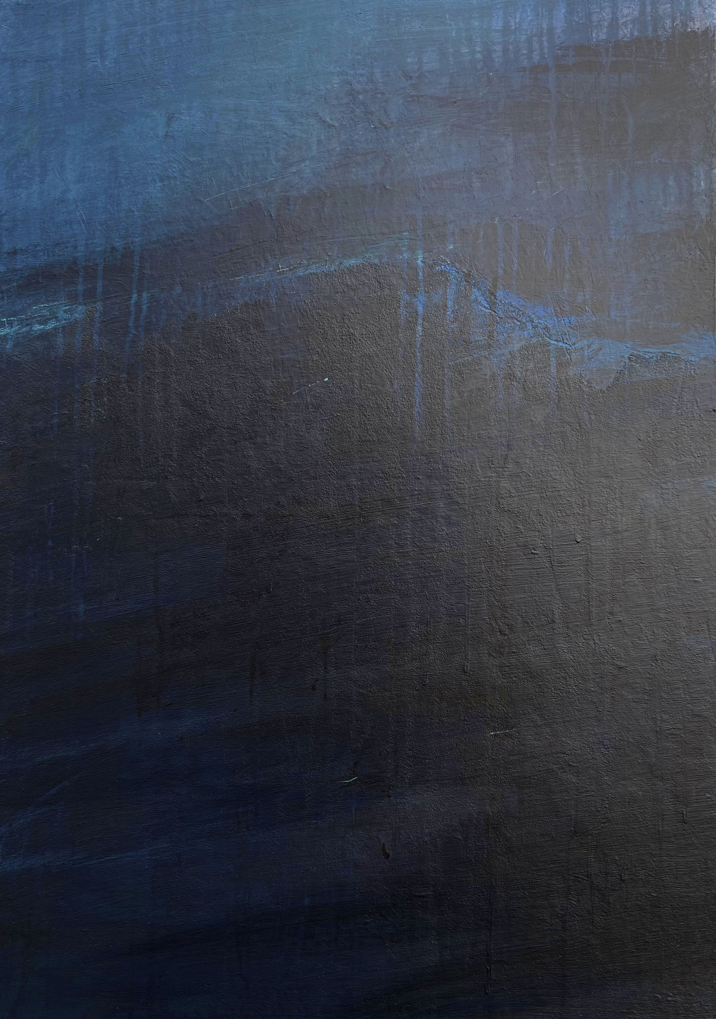 night wave  acryl on canvas  70 cm / 50 cm
