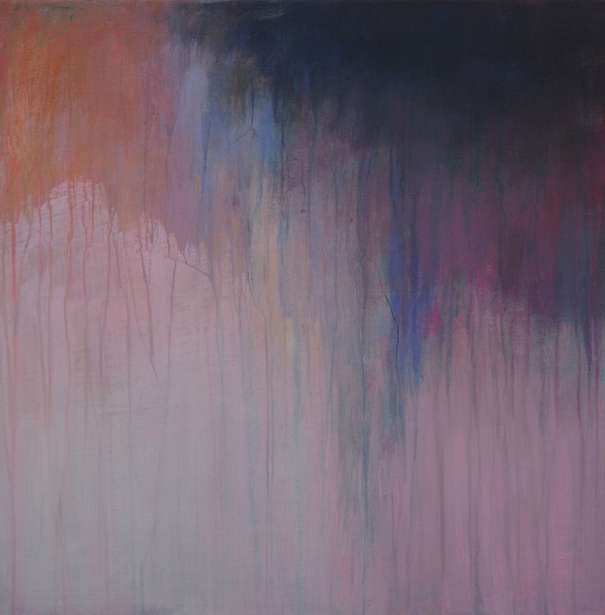 Early morning 2  acryl on canvas  80 cm / 80 cm