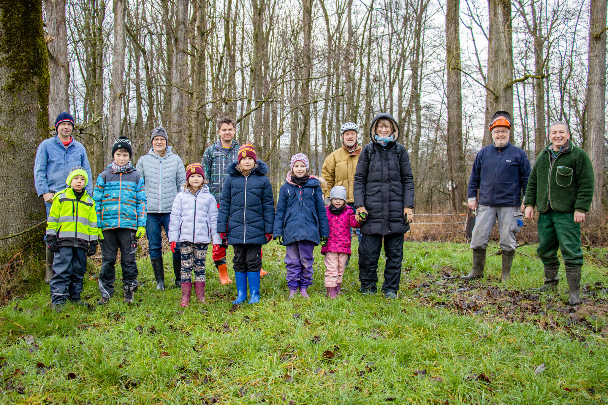 Mit der NABU Gruppe im Wüster Bruch (Foto: B. Budig)