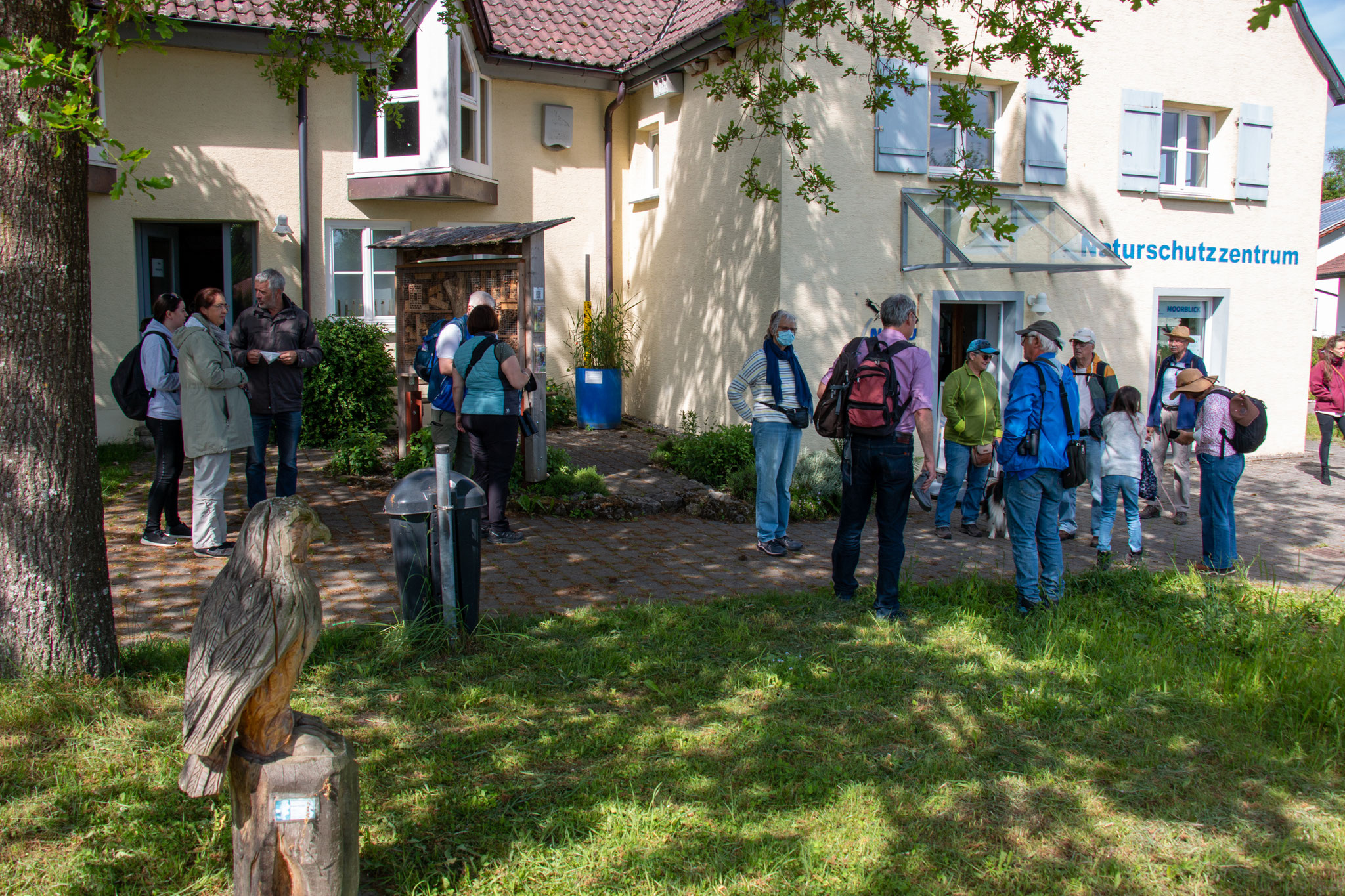 Start am NABU-Naturschutzzentrum (Foto: B. Budig)