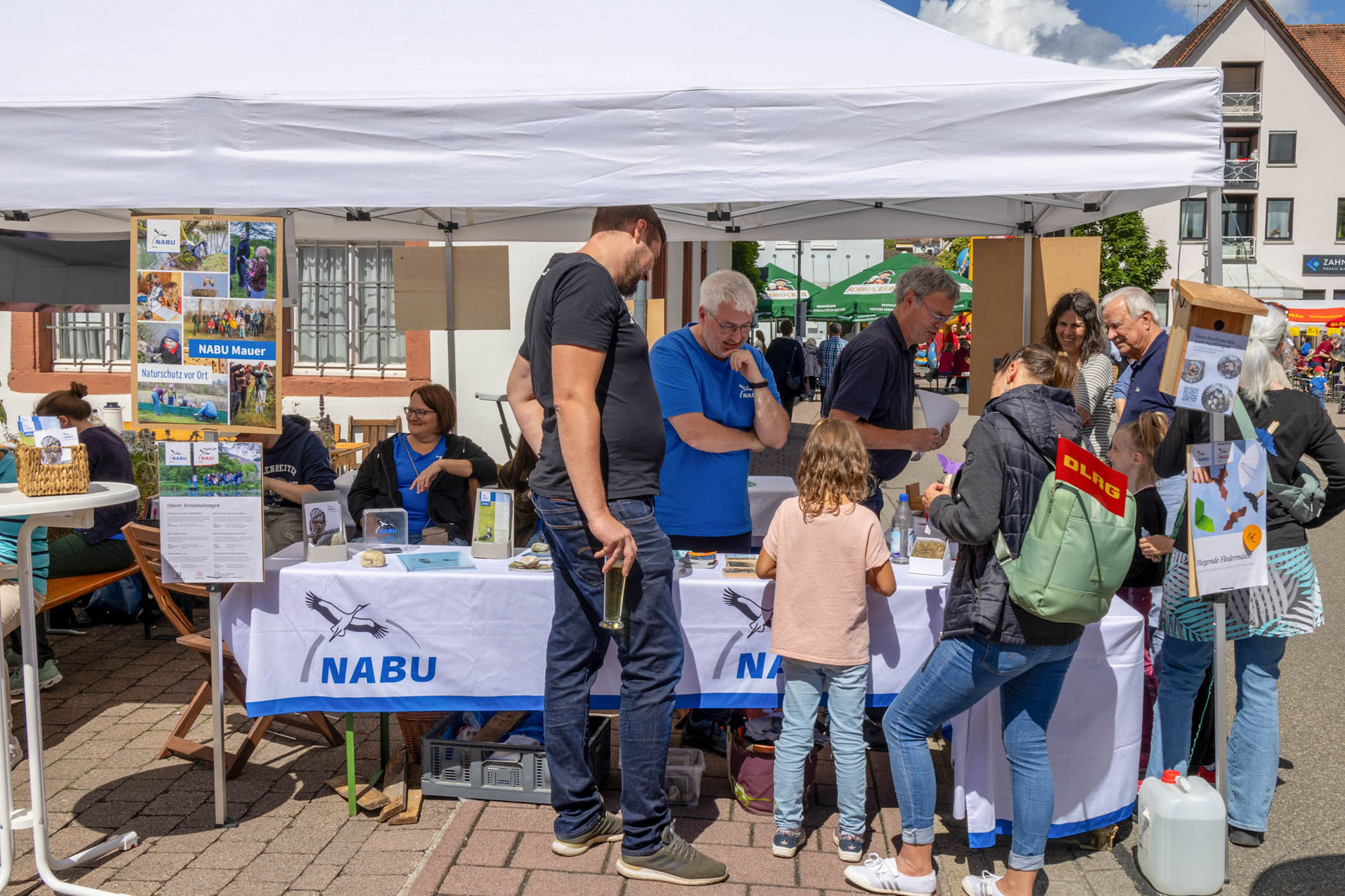 Hier wird gerätselt ... "Wer hat hier gewohnt?" (Foto: B. Budig)