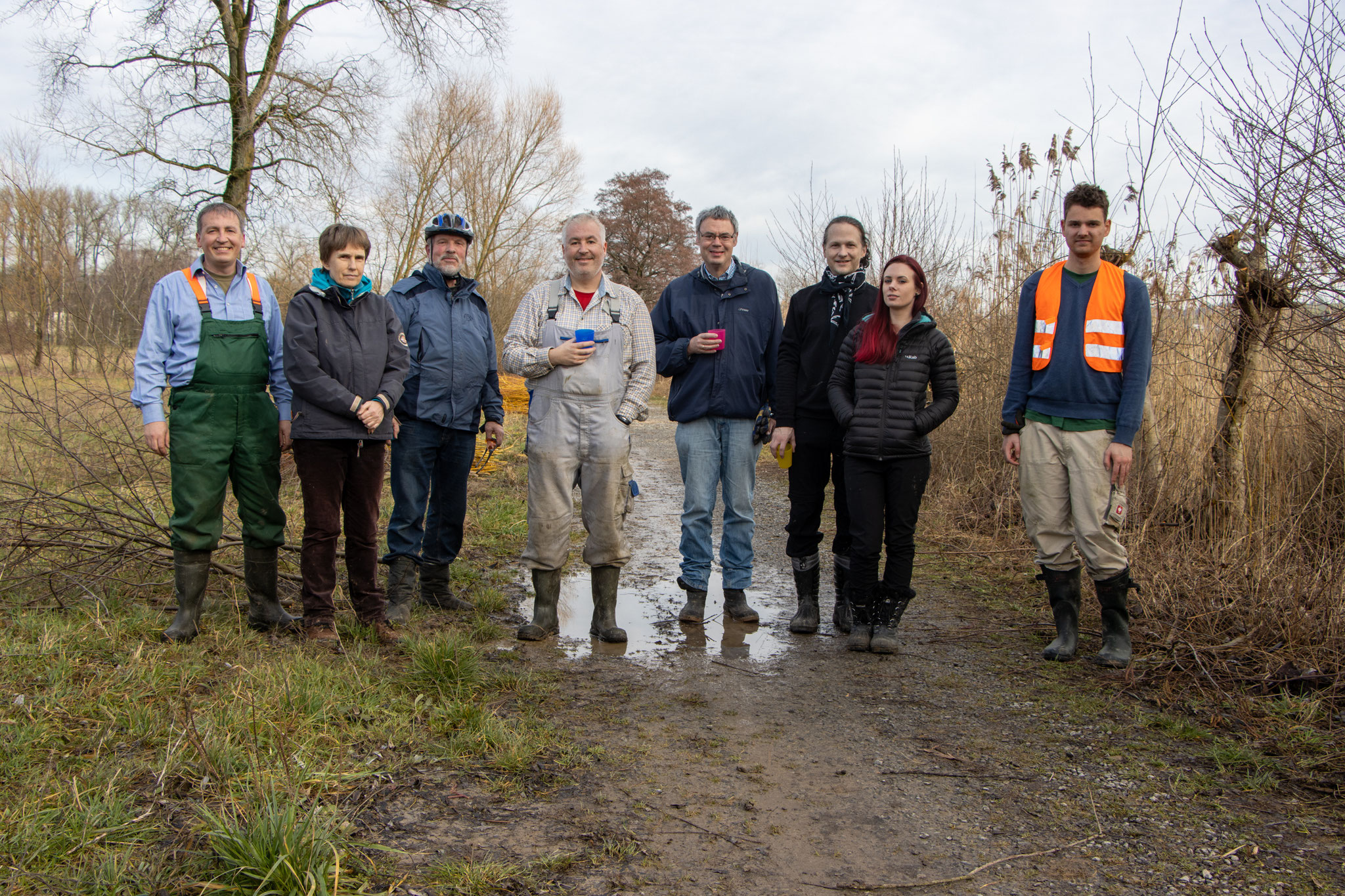 Biotoppflege an der Bruchrainwiese 2020 (Foto: B. Budig)