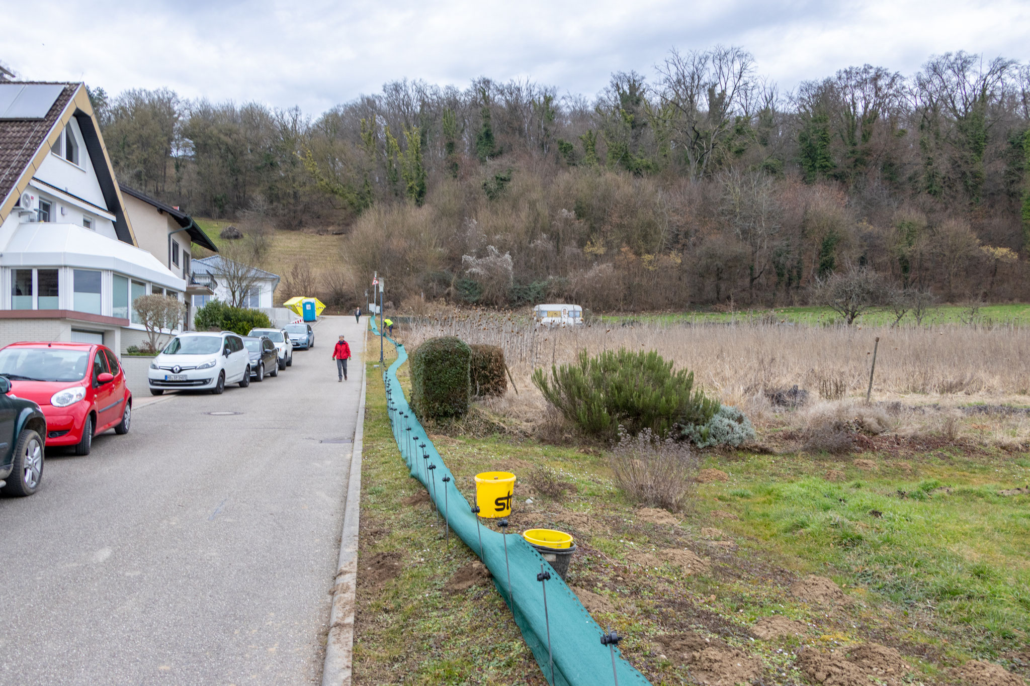 Der Aufbau kann beginnen. (Foto: B. Budig)