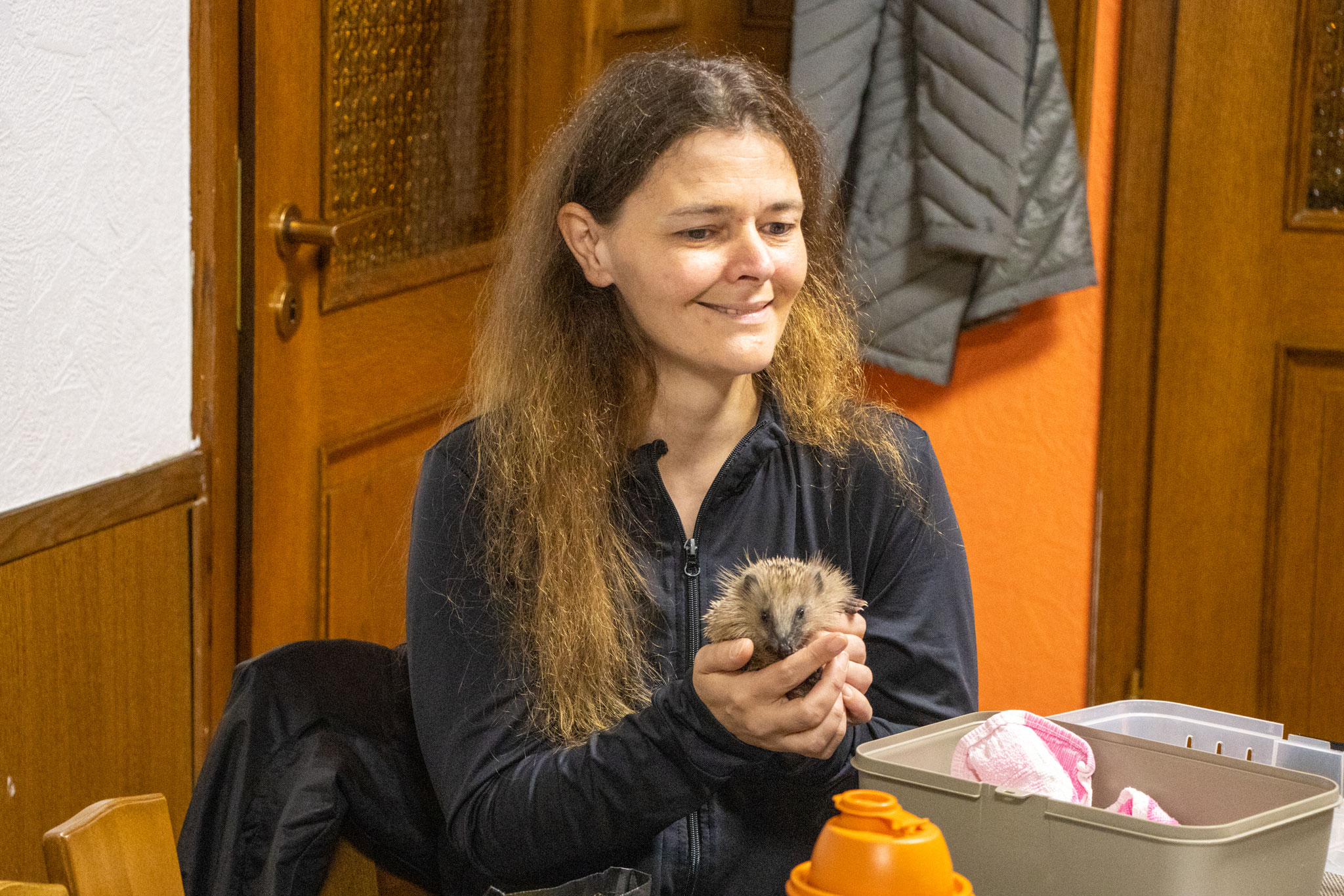 Frau Rompf erzählt von ihren Schützlingen (Foto: B. Budig)