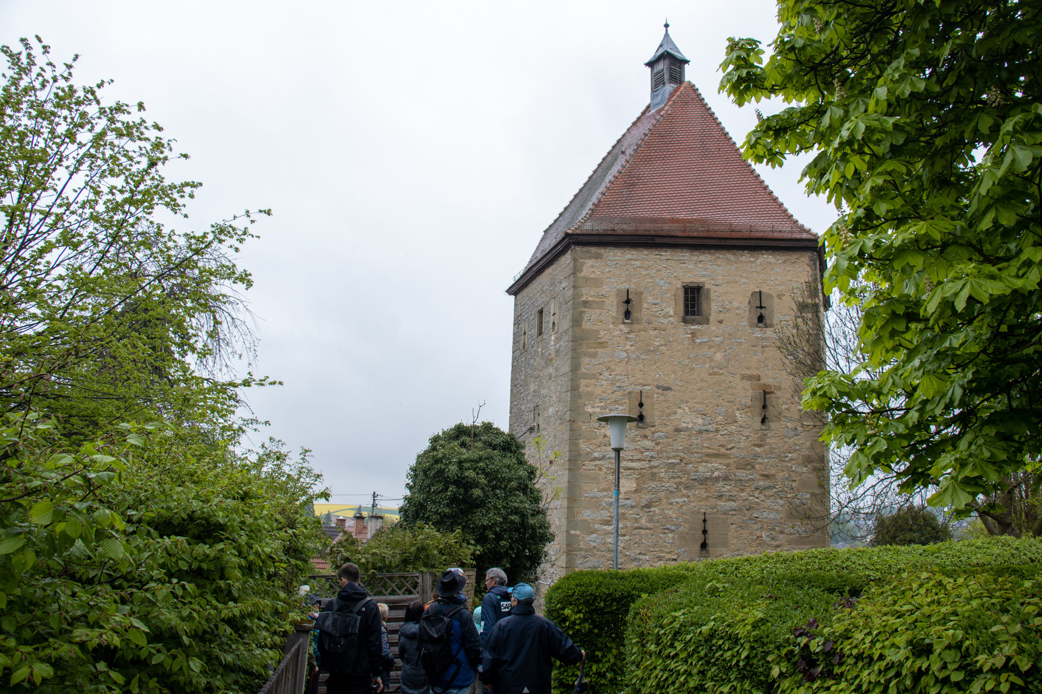 Fünfeckturm der ehemaligen Stadtmauer (Foto: B. Budig)