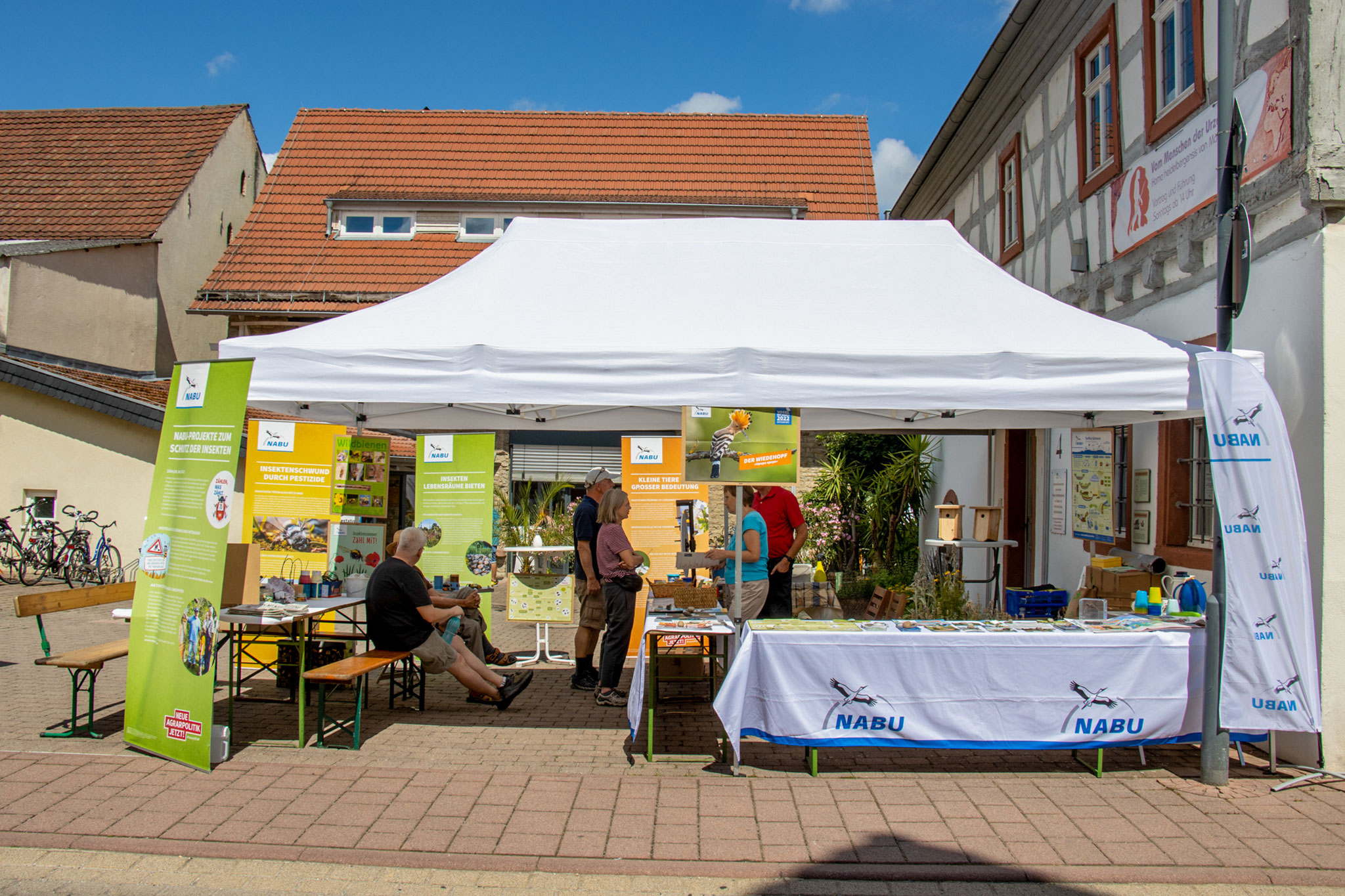 Unser NABU Stand (Foto: B. Budig)