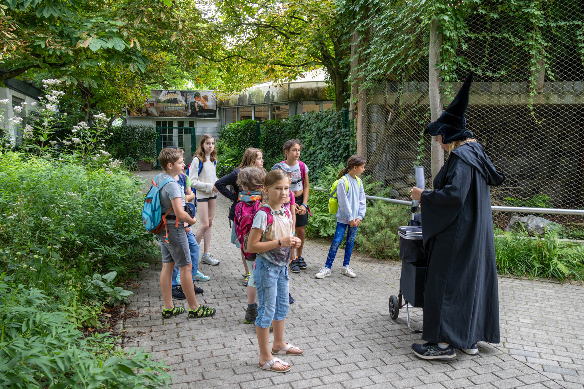Besuch beim Uhu (Foto: B. Budig)