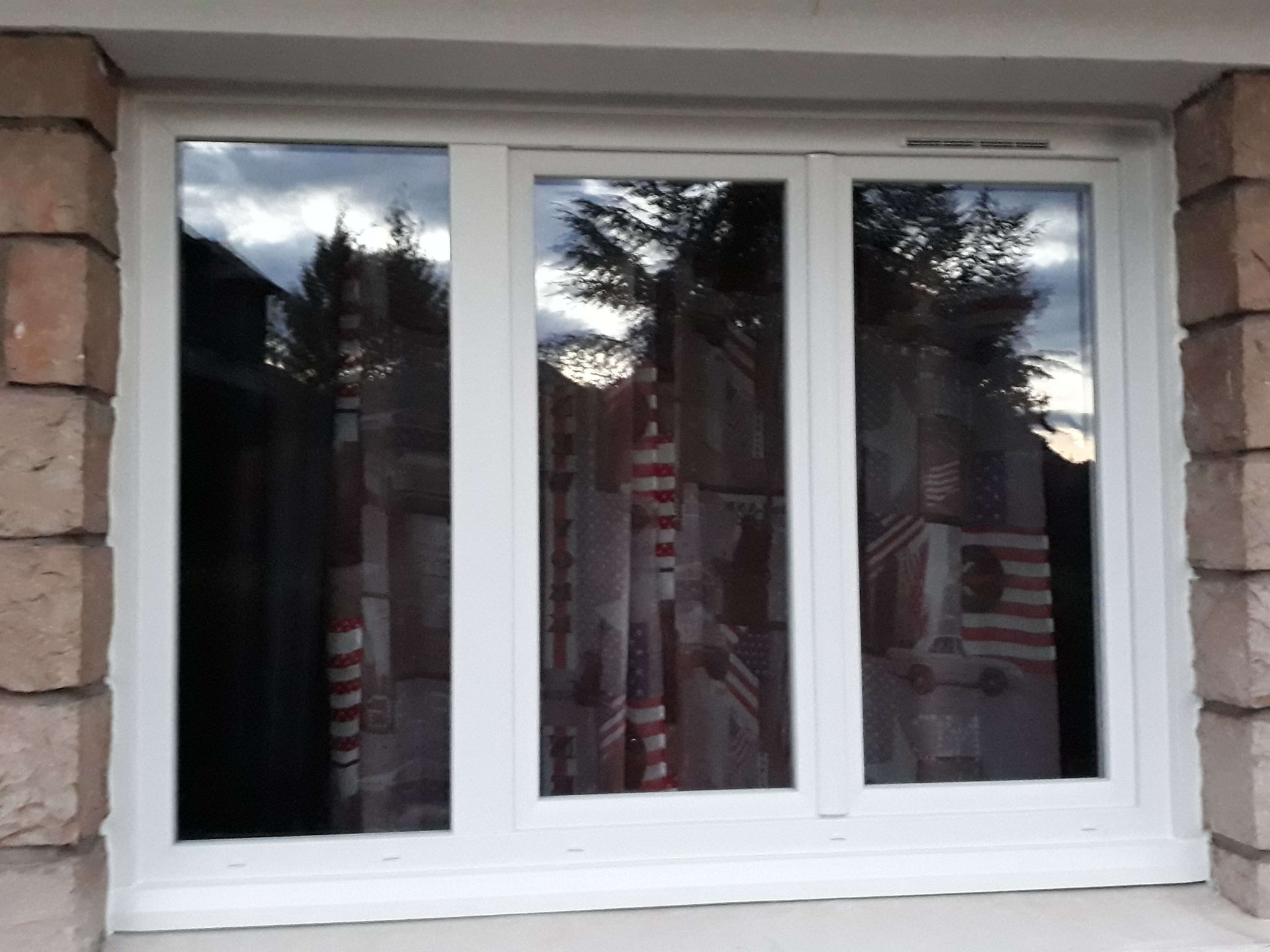 Fenêtre PVC après intervention.