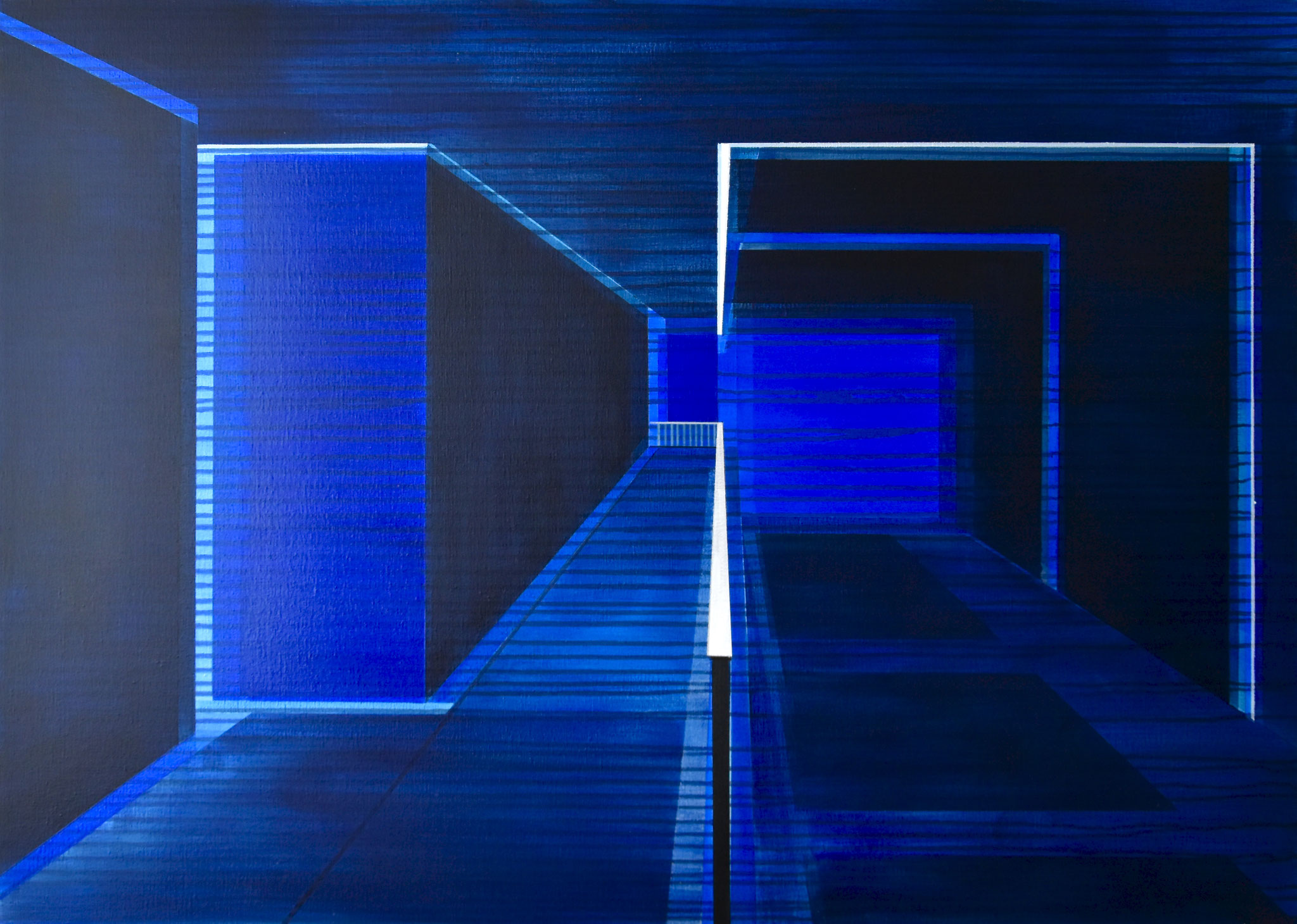 Blue Square, 2023, 140Wx100Hx3,5Dcm