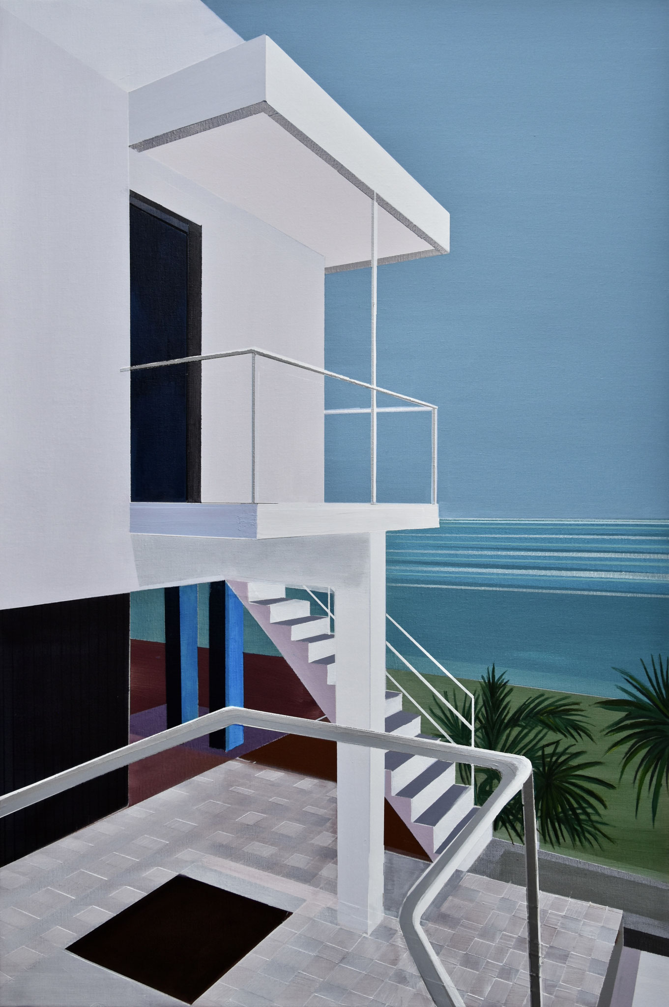 Coastal House I, 2023, 80Wx120Hx2,5Dcm