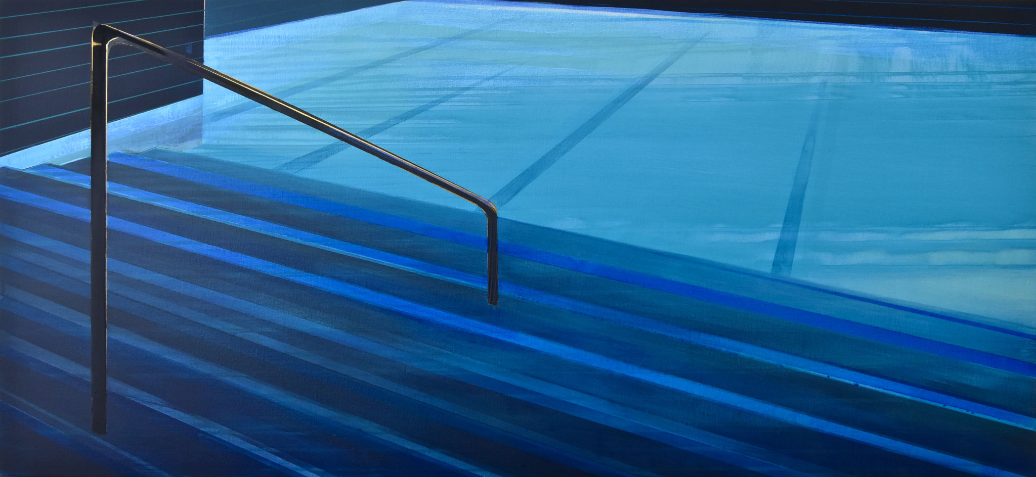 Pool Reflections, 2023, 150Wx70Hx3,5Dcm