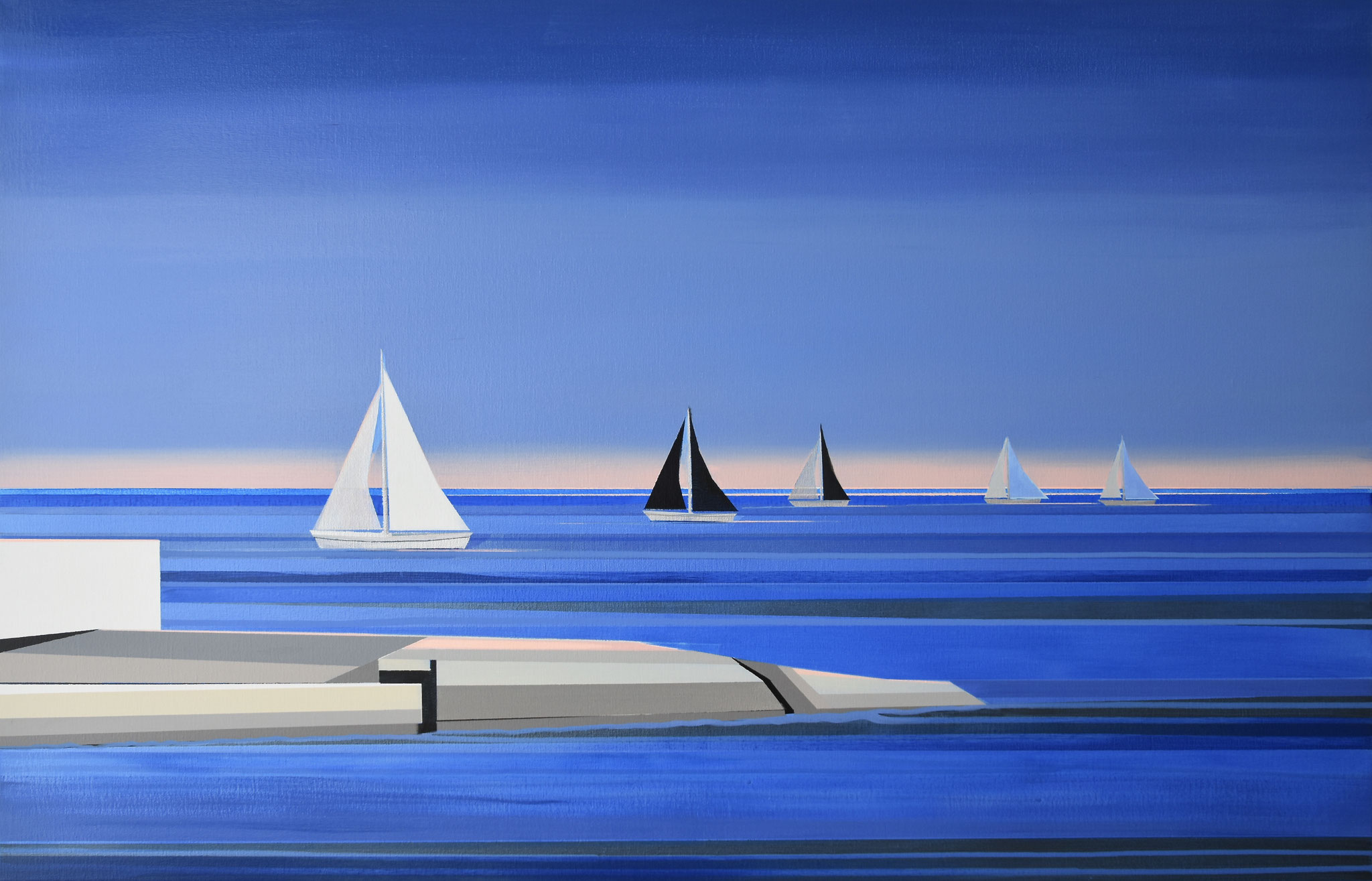 Endless Blue, 140WX90HX2,5DCM