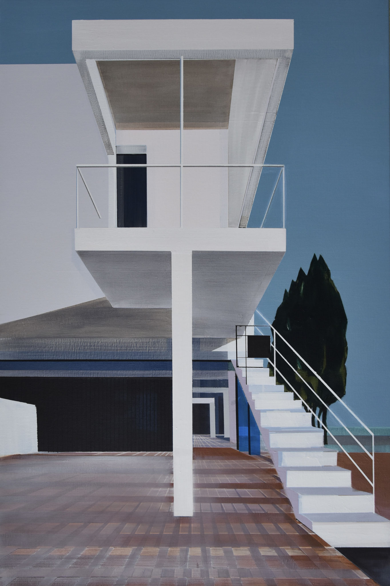 Coastal House II, 2023, 80Wx120Hx2,5Dcm
