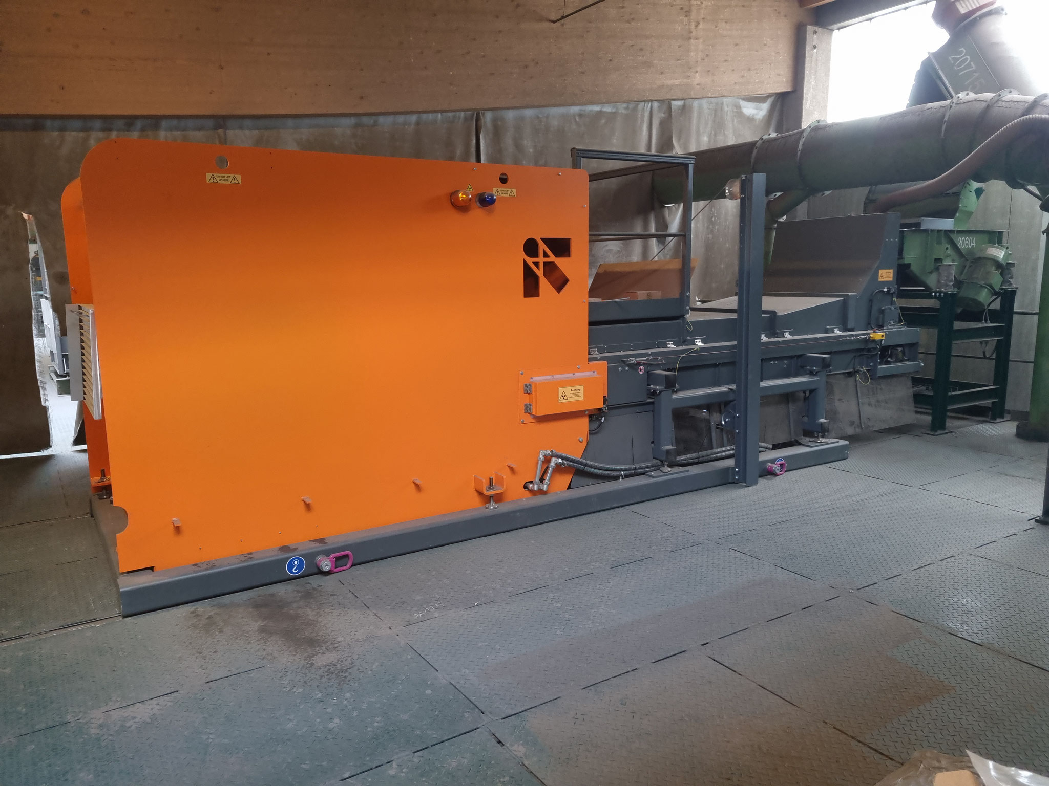 installierte Maschine