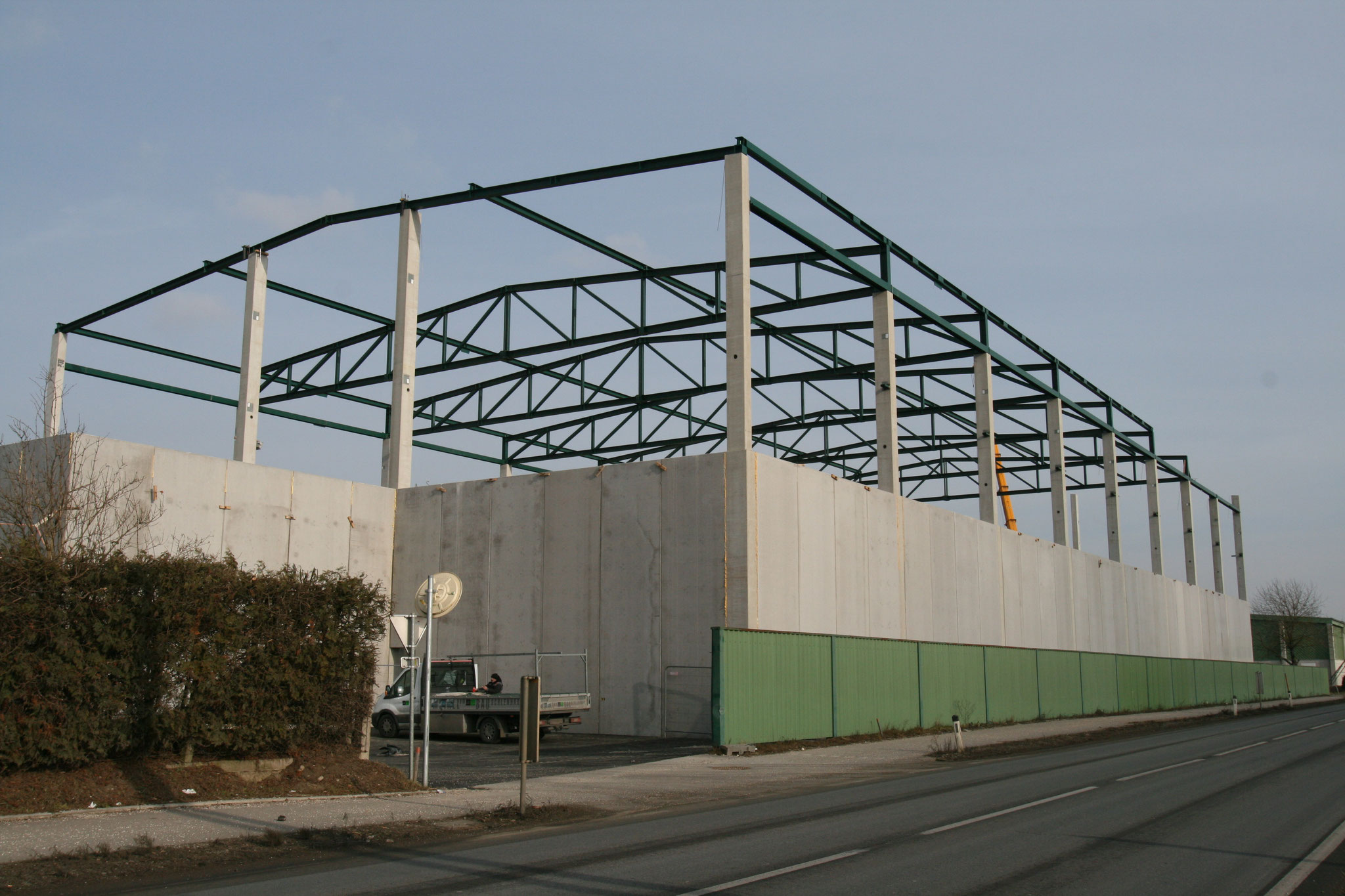 Stahlbau h > 8 m - 20 m