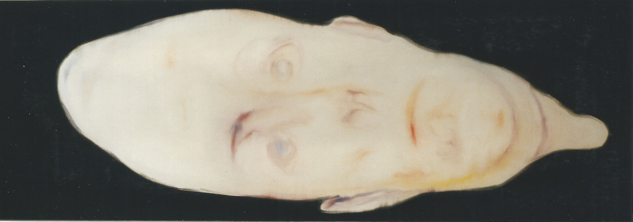 Ghost-Walk, 1999, Öl auf LW., Bildmaße: 55x160 cm (Interface)