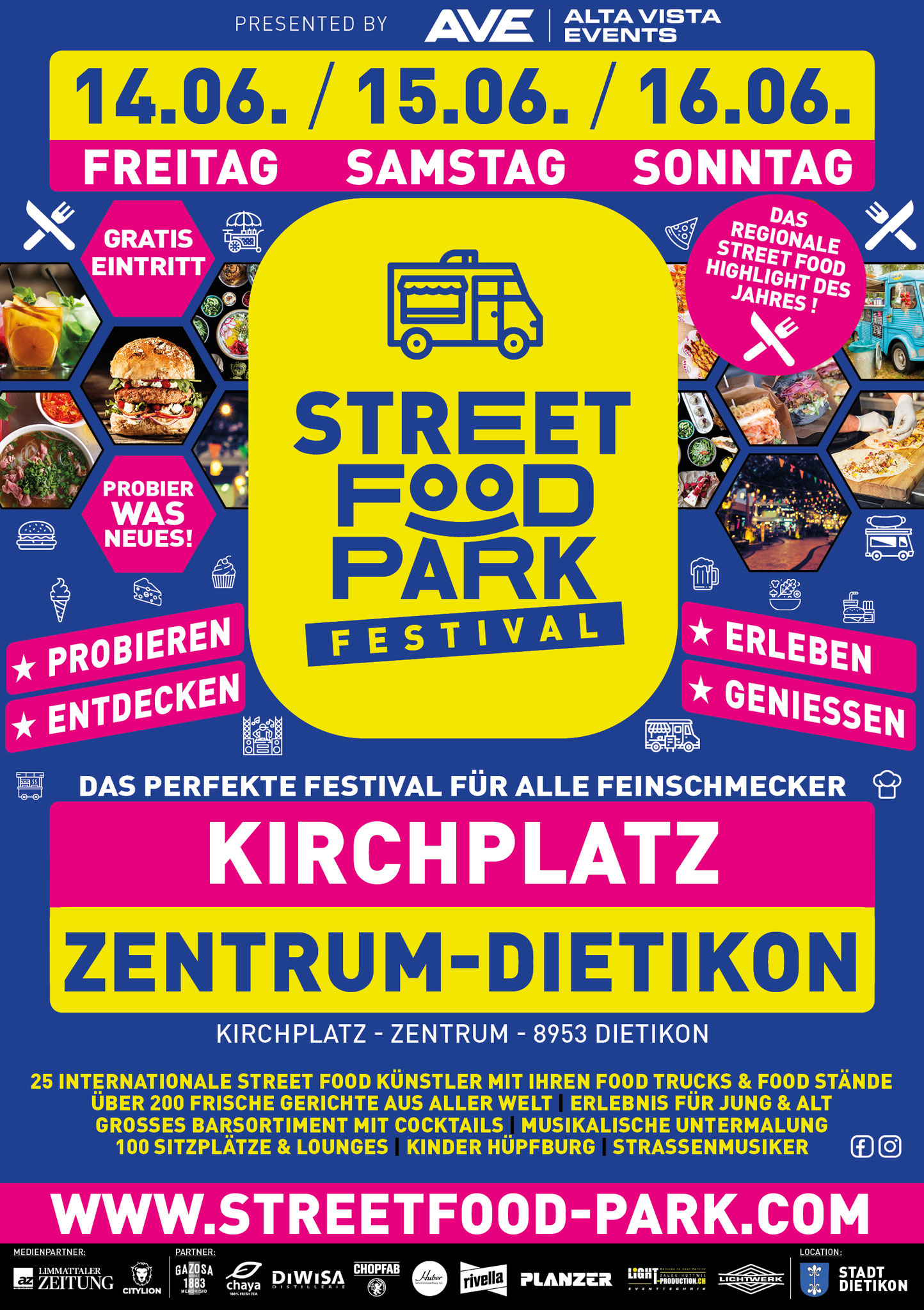 NÄCHSTE VERANSTALTUNGEN 2025 - Street Food Park Festival