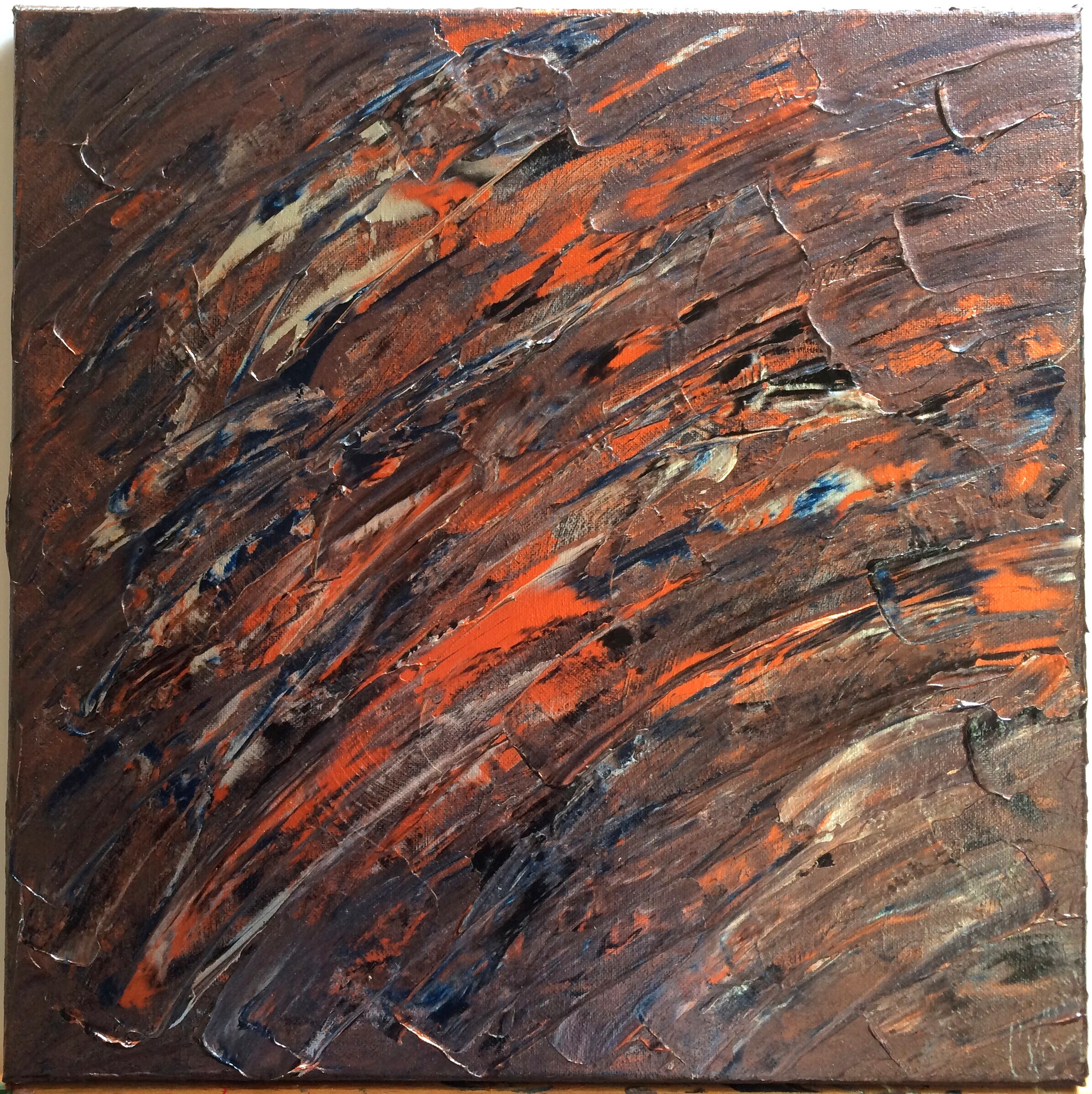 A la recherche de la pierre philosophale - 40 x 40 cm