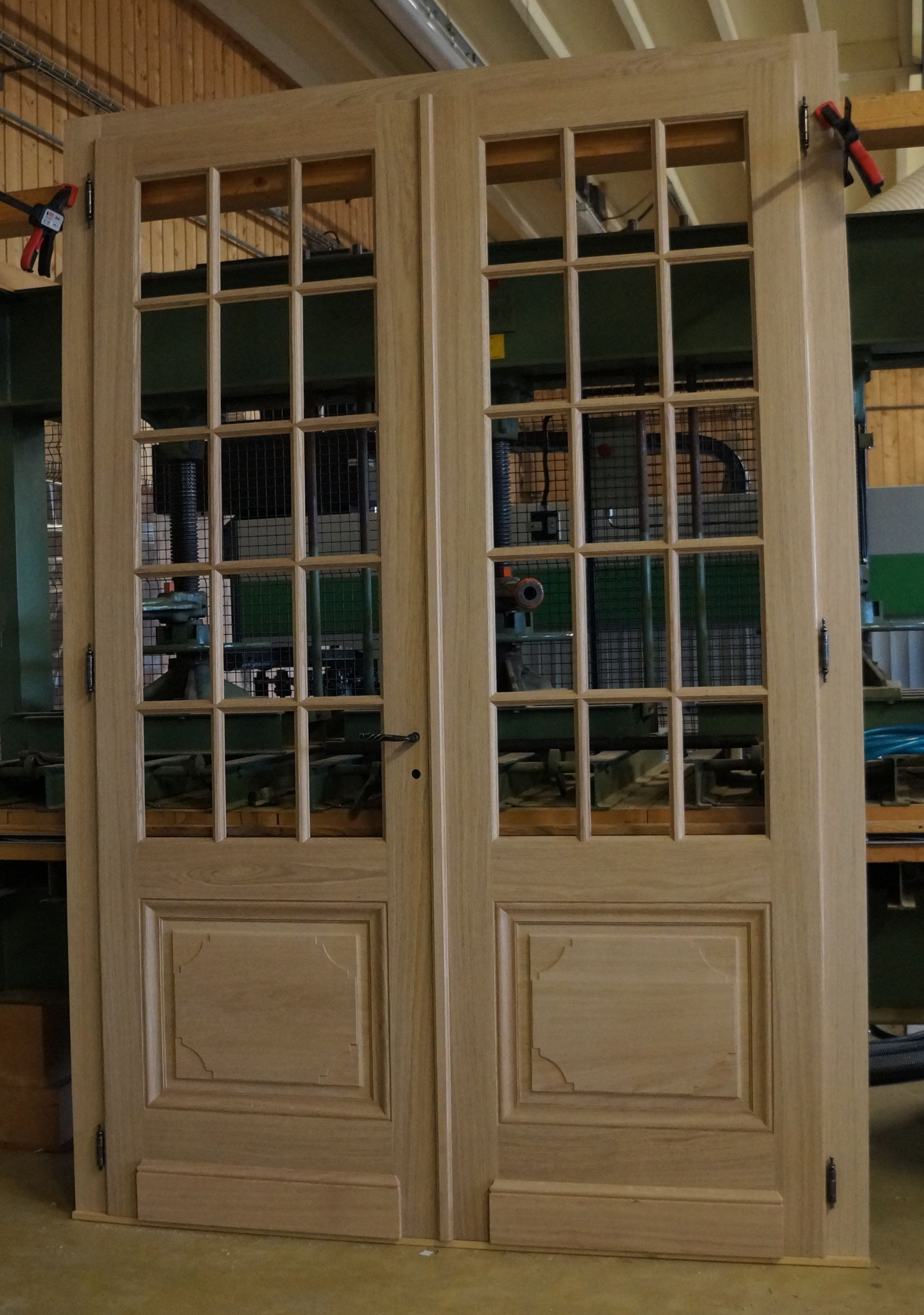 Porte vitrée chêne