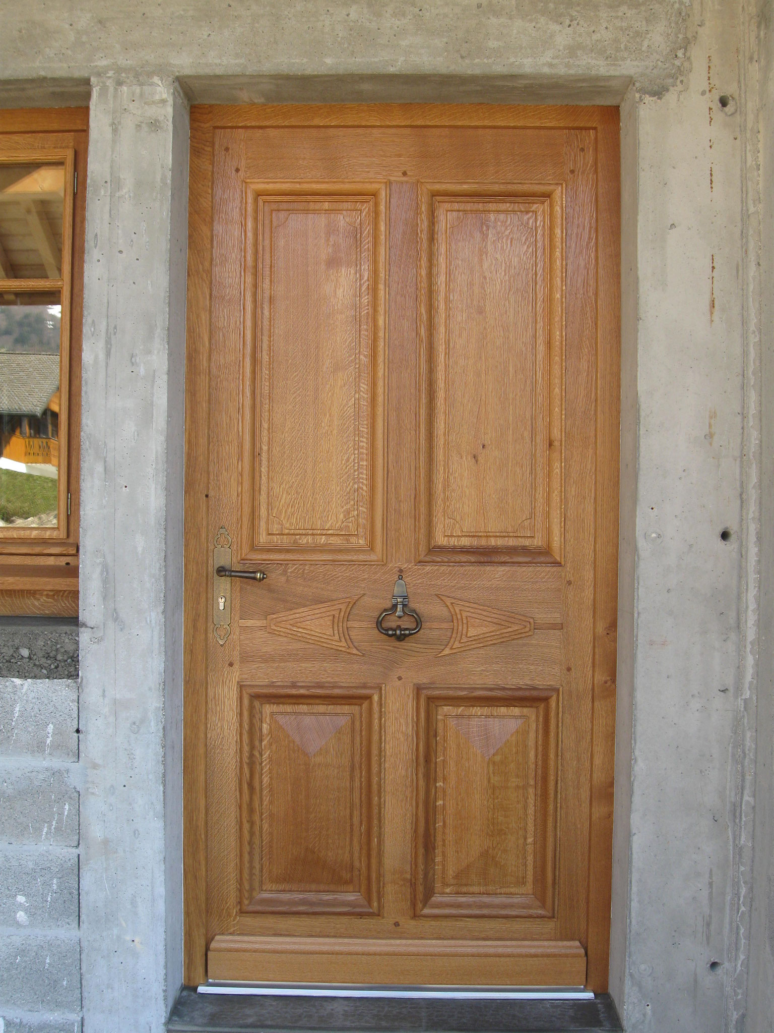 Porte en chêne