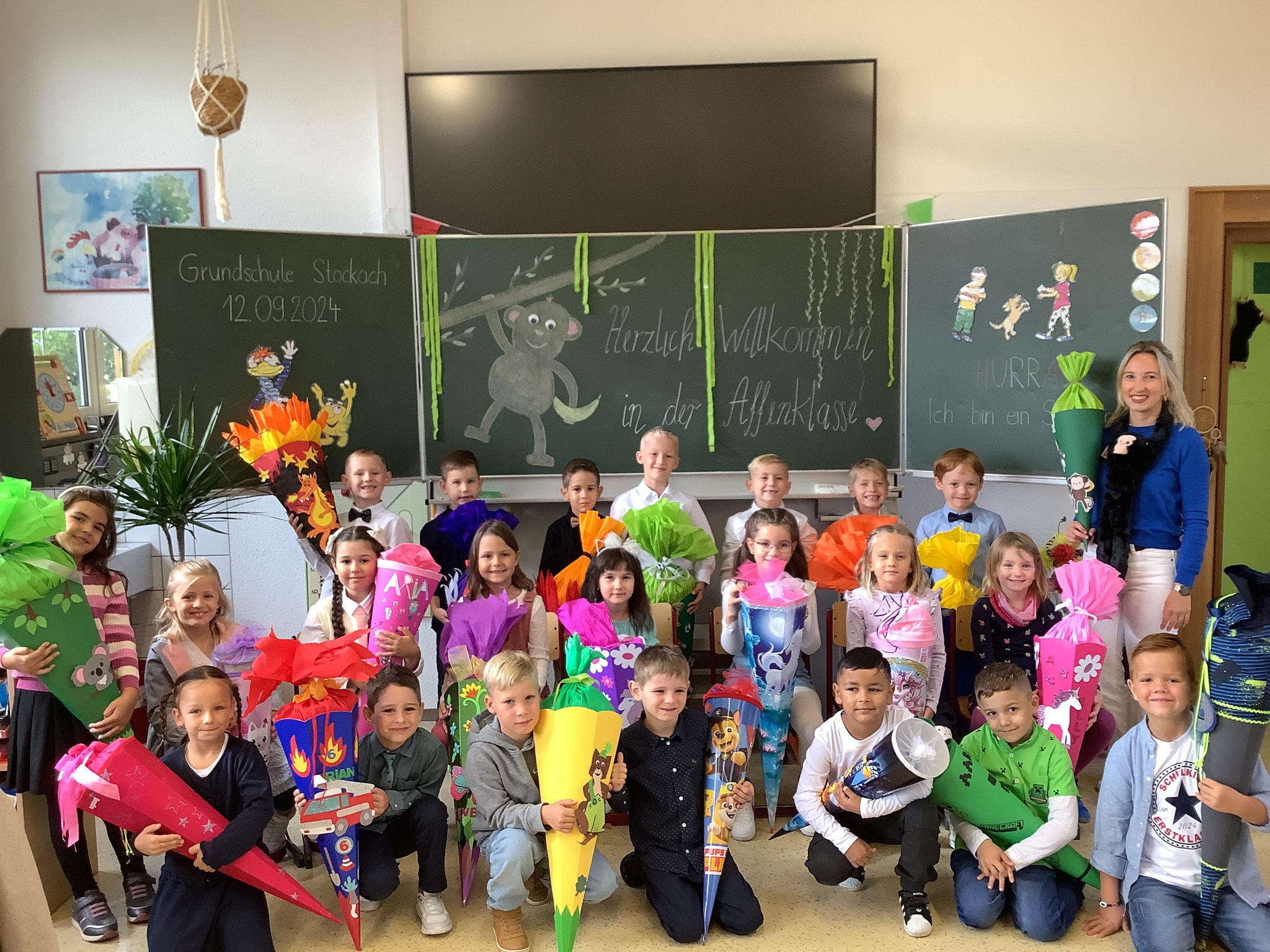 Klasse 1a mit Frau Blum