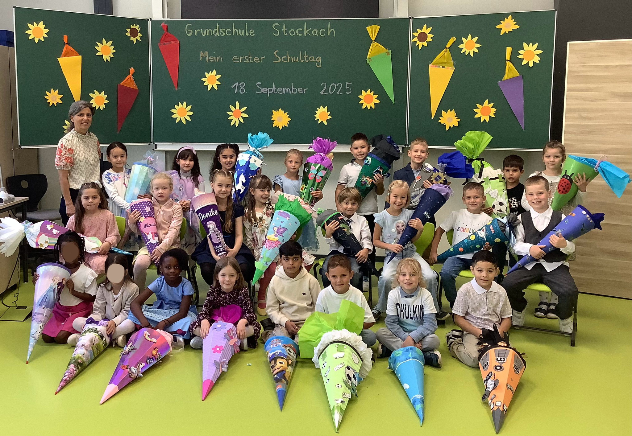 Klasse 1d mit Frau Schöttle