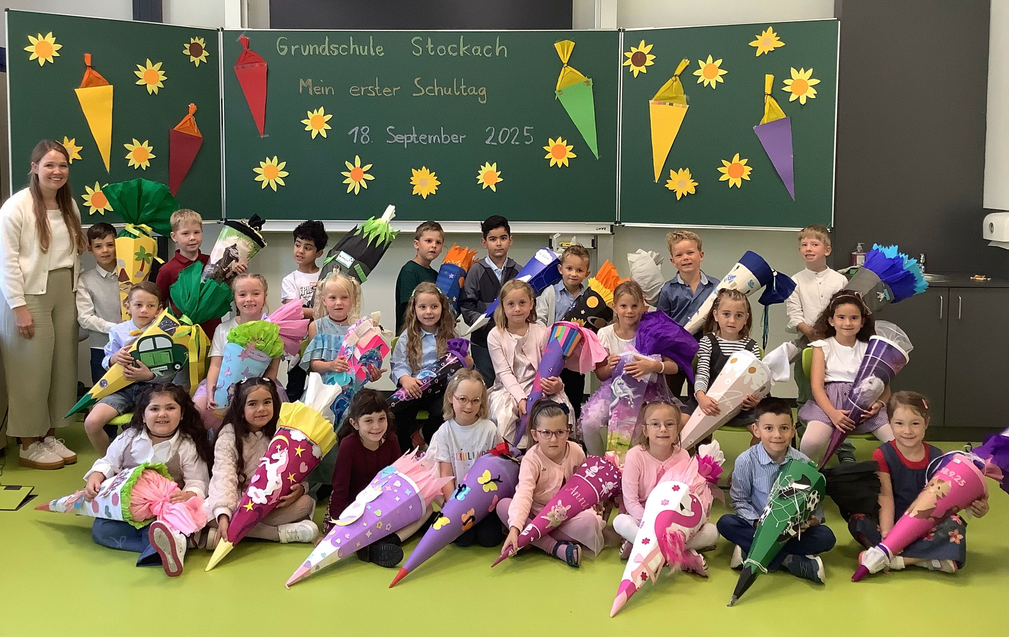 Klasse 1a mit Frau Müller