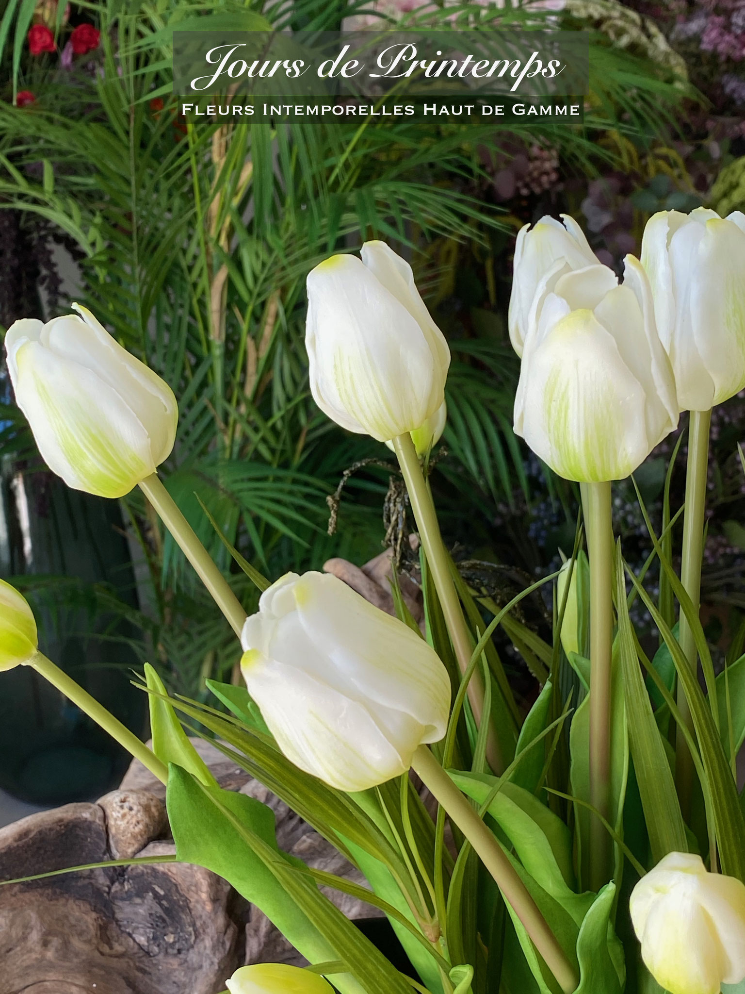 Tulipes artificielles Haut de gamme