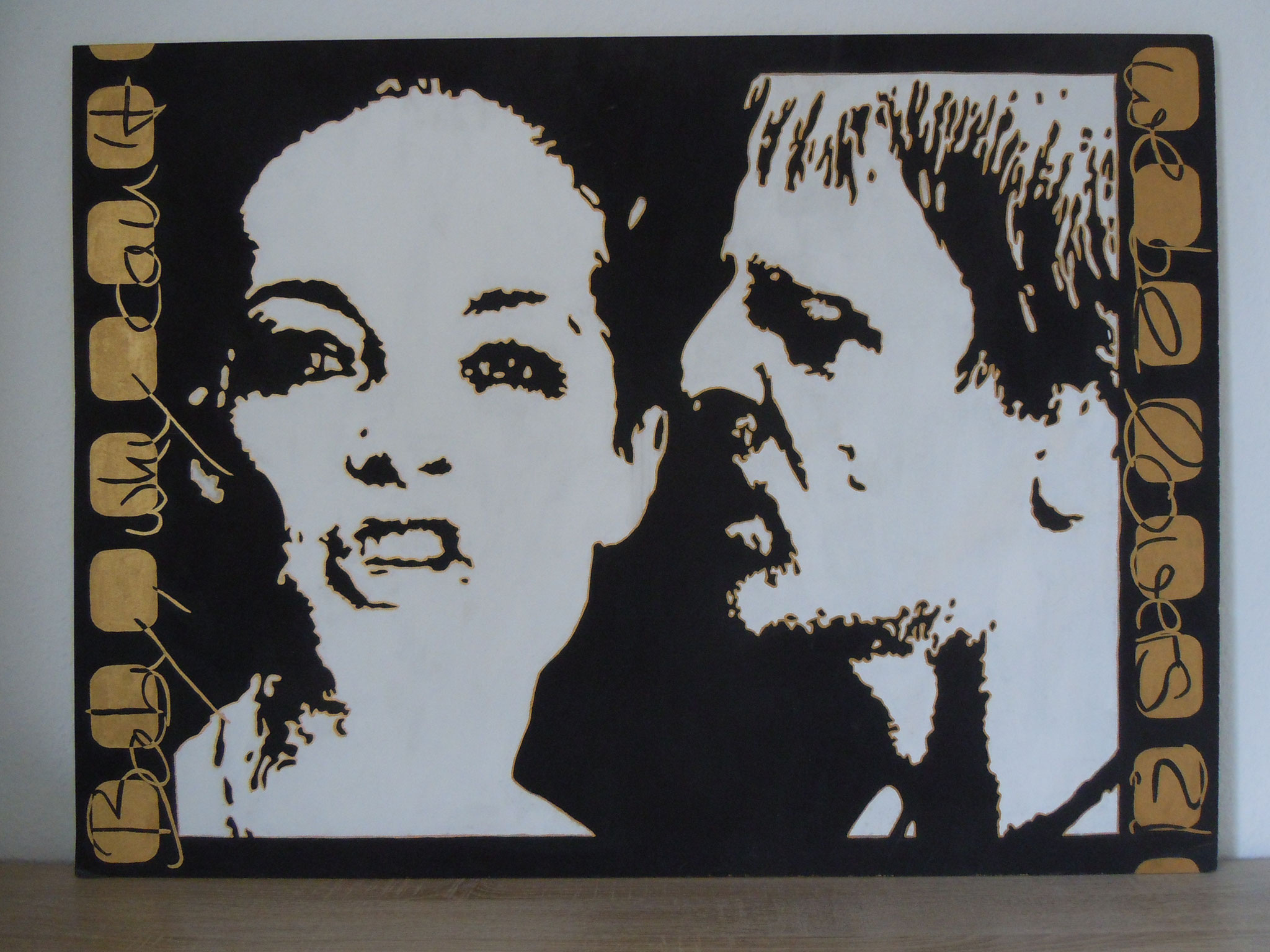 Romy&Klaus - BABY, WHY CAN'T WE BE LOVERS?! (H 74,5 cm x W 101,5 cm)