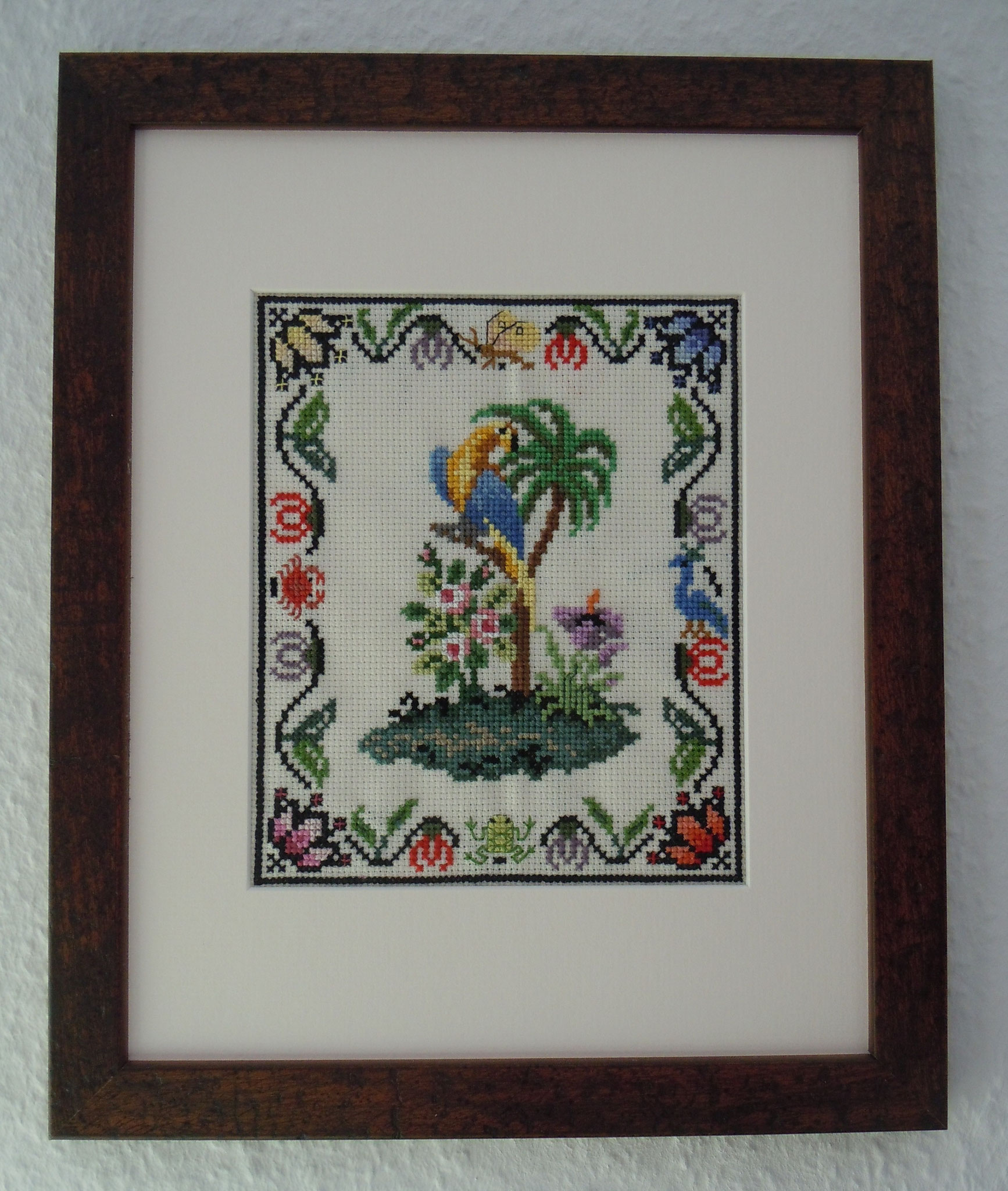 ARA-Island à la AvD-H (framed H 34 cm x W 27,5 cm)