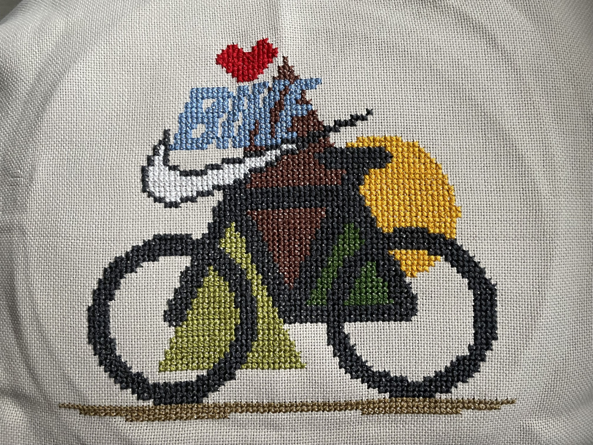 Fertig zum Bügeln.