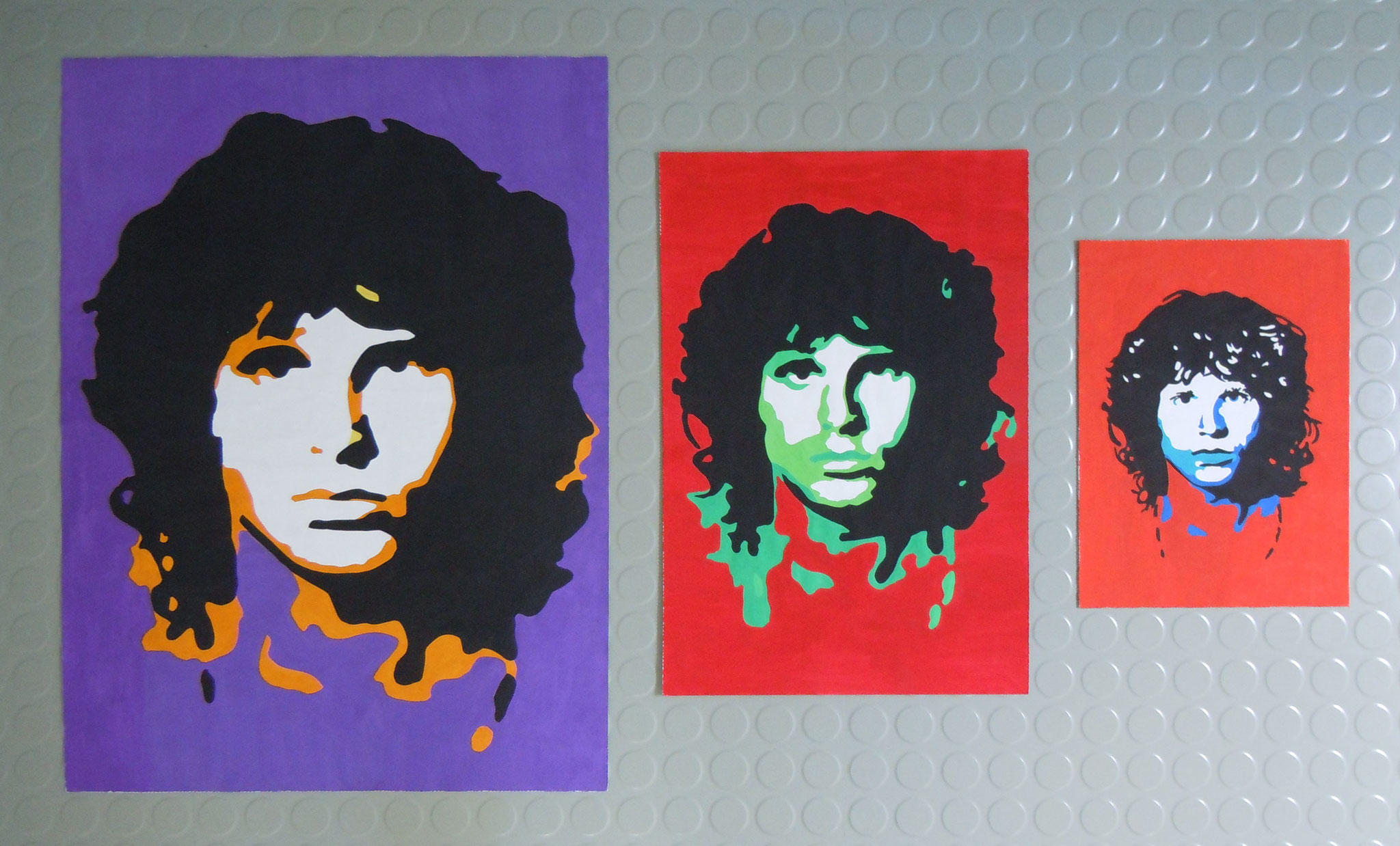 3 times Morrison (HxW: 57 x 42 cm, 42 x 28 cm, 28 x 21 cm)