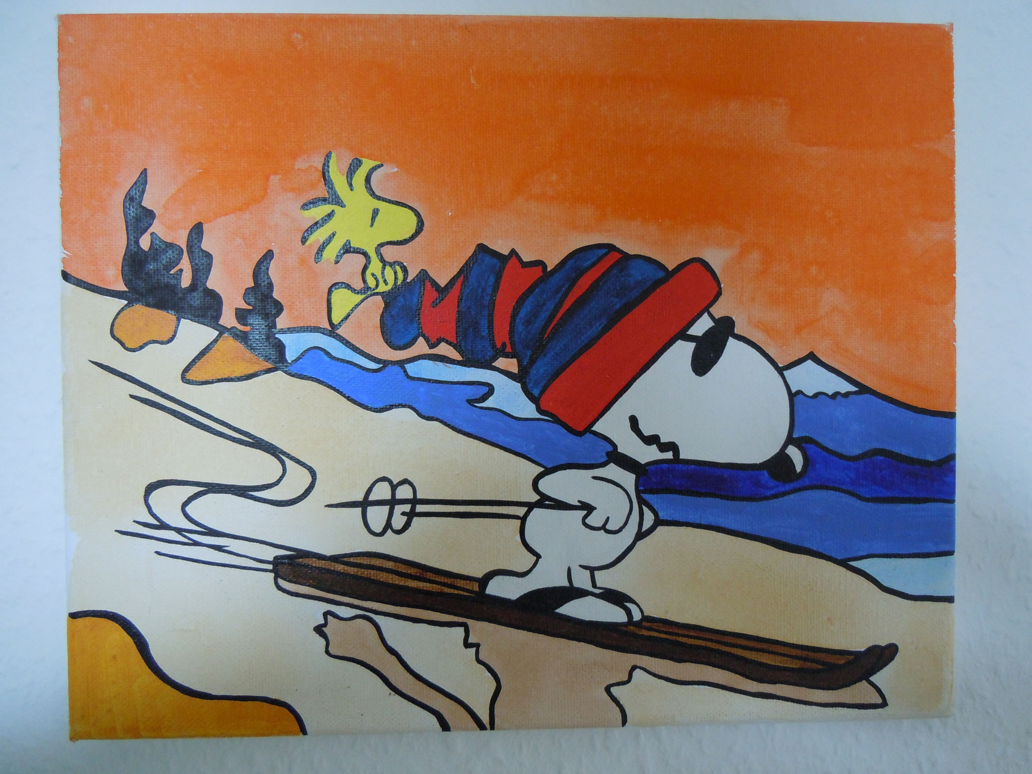 Snoopy - WINTER (H 23,5 cm x W 30 cm)