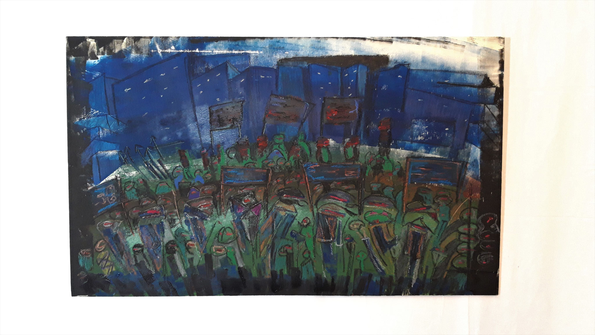 Aufmarsch - Alptraum - (60x100) - Sommer 2021