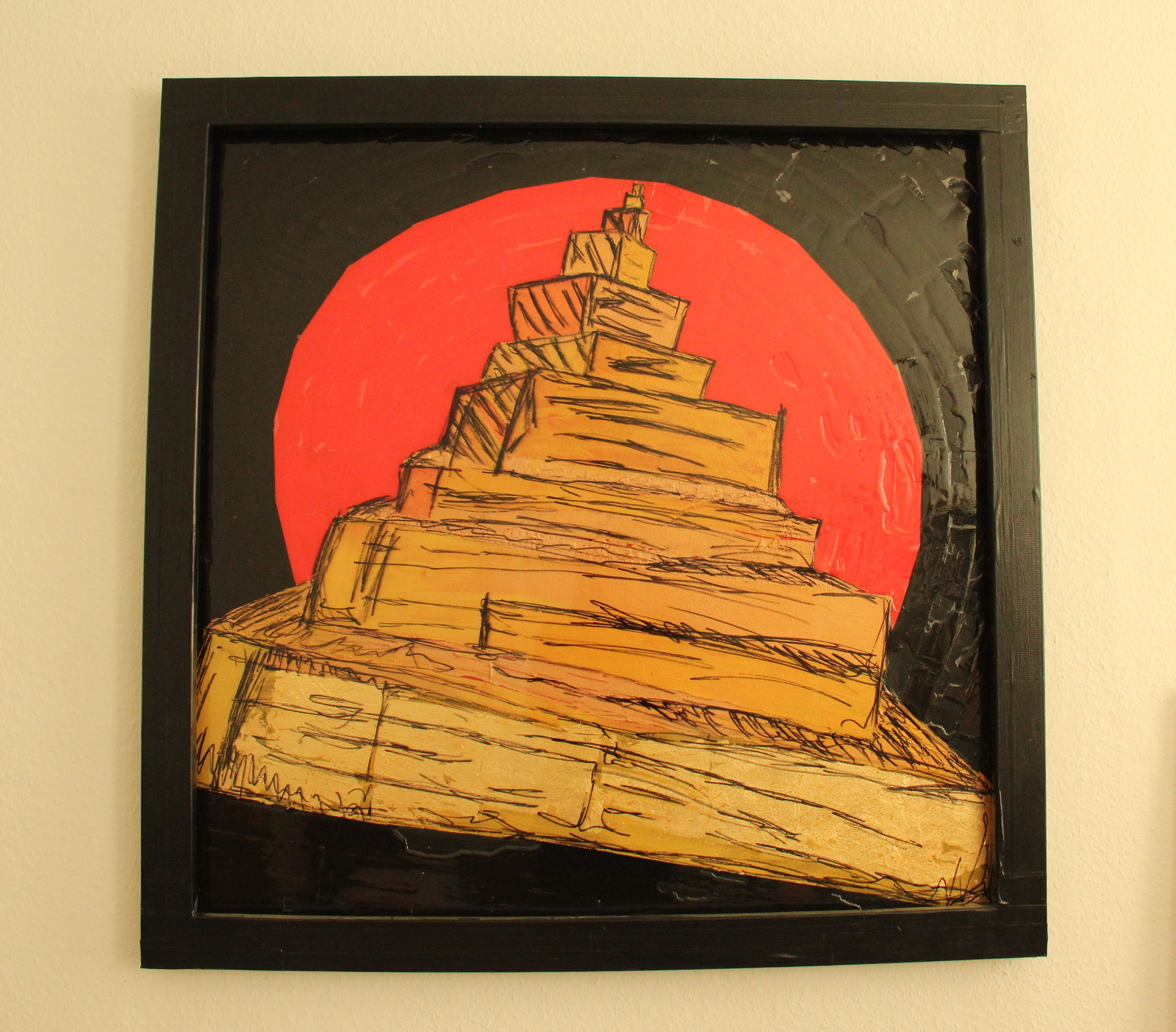 Die goldene Pyramide (130x130) - Sommer 2024