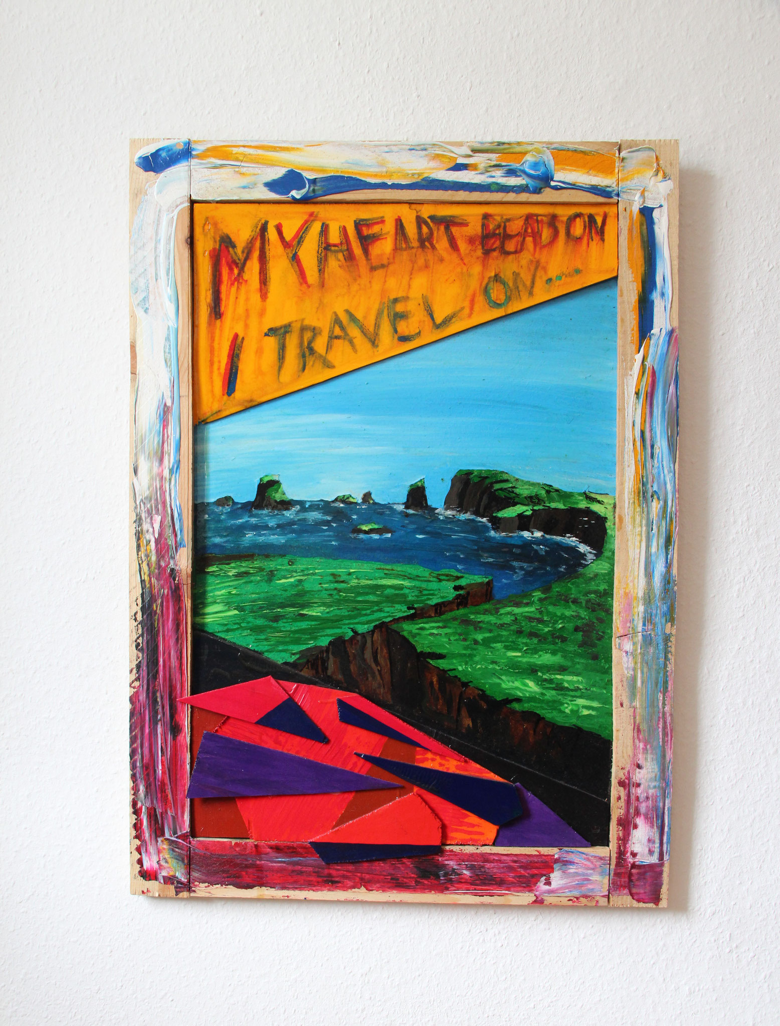 My heart beats on... - (80x60) - Februar 2020