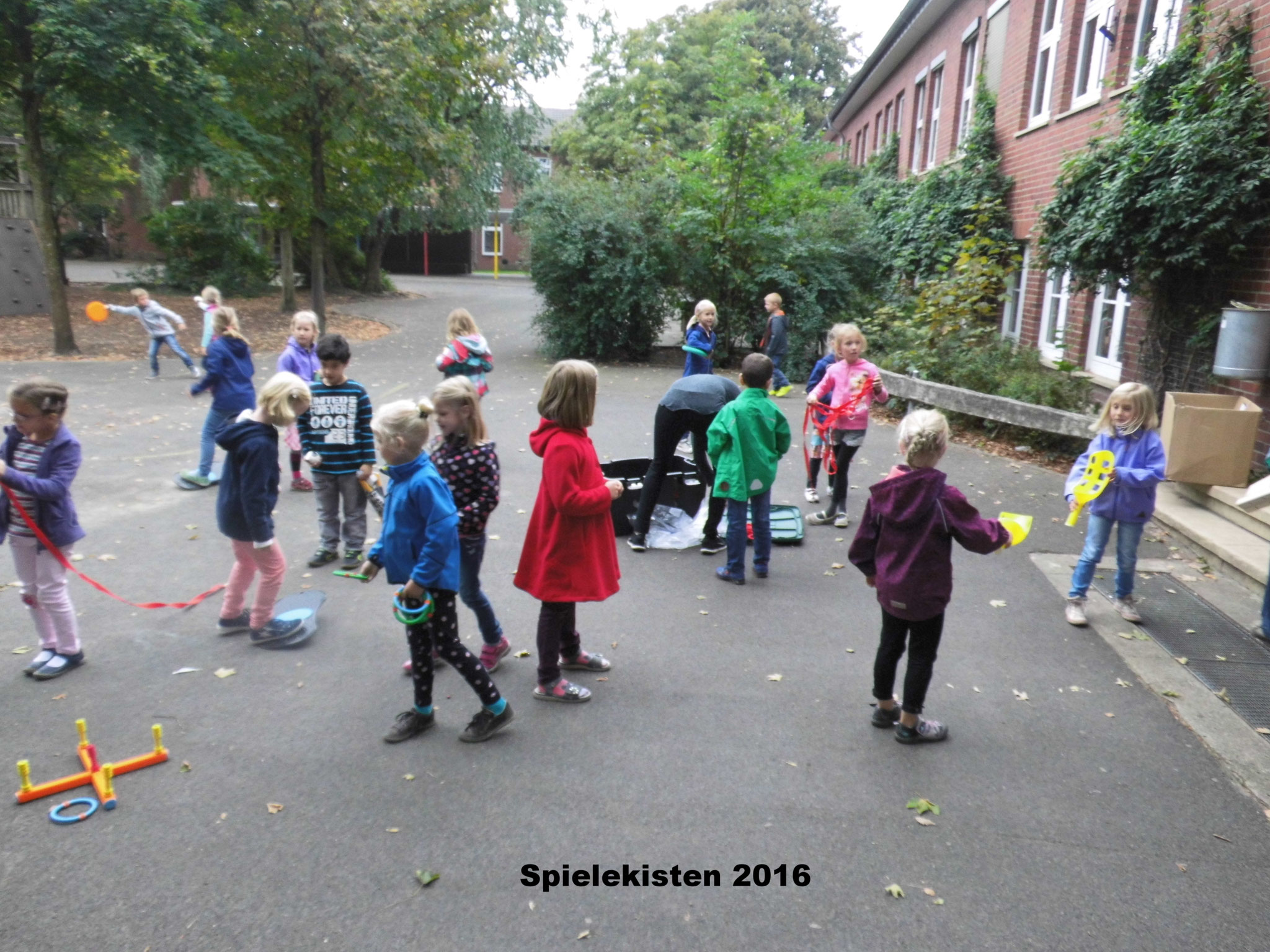 Spielekisten für die 1.  Klasse - 2016
