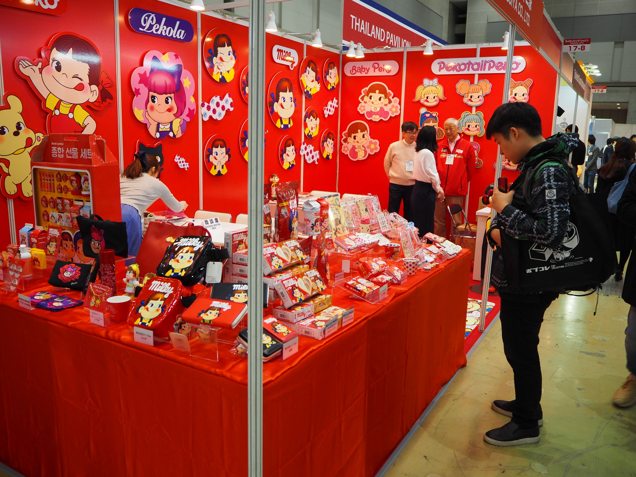 不二家のブース