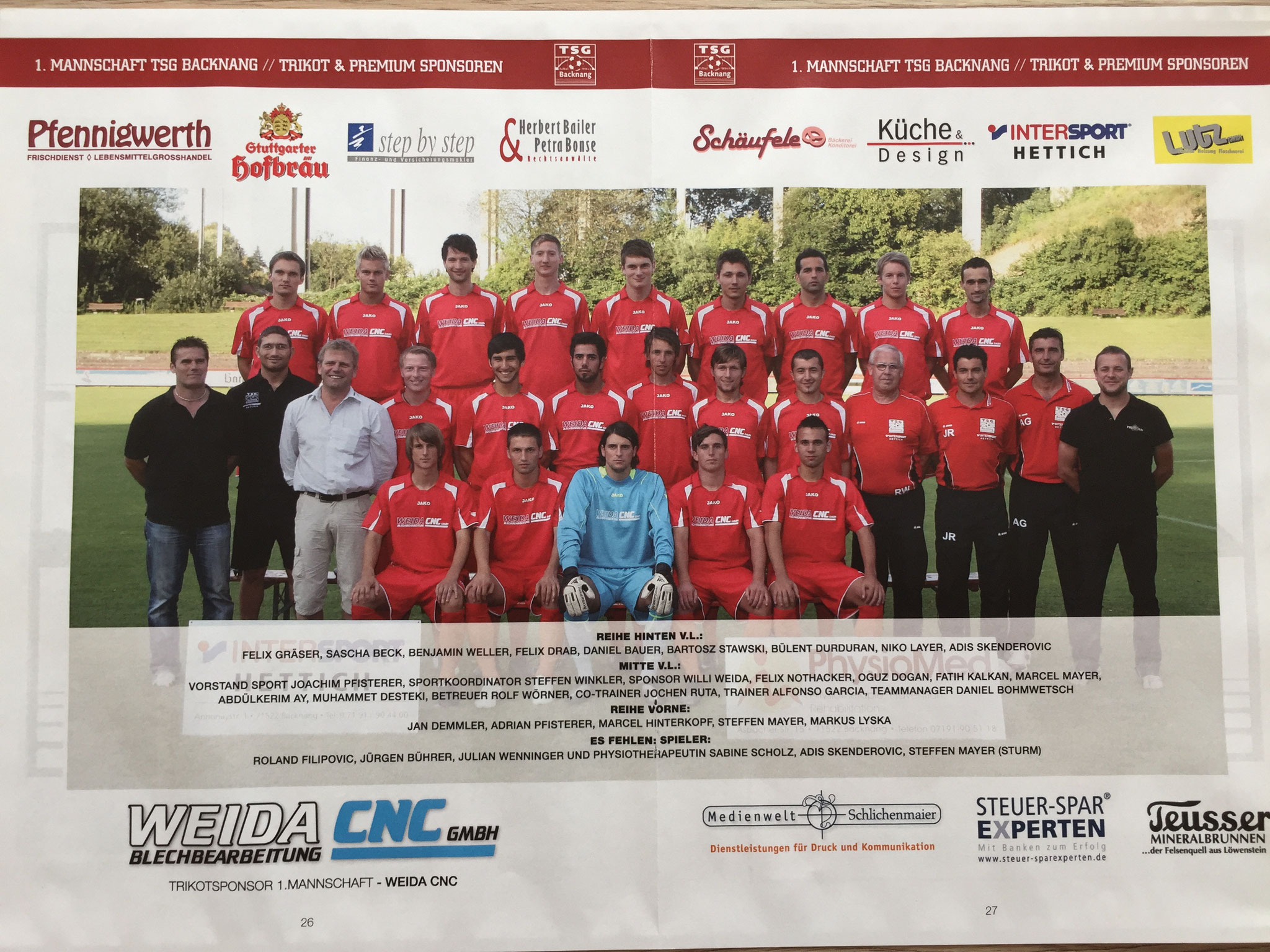 TSG Backnang - 2009/2010