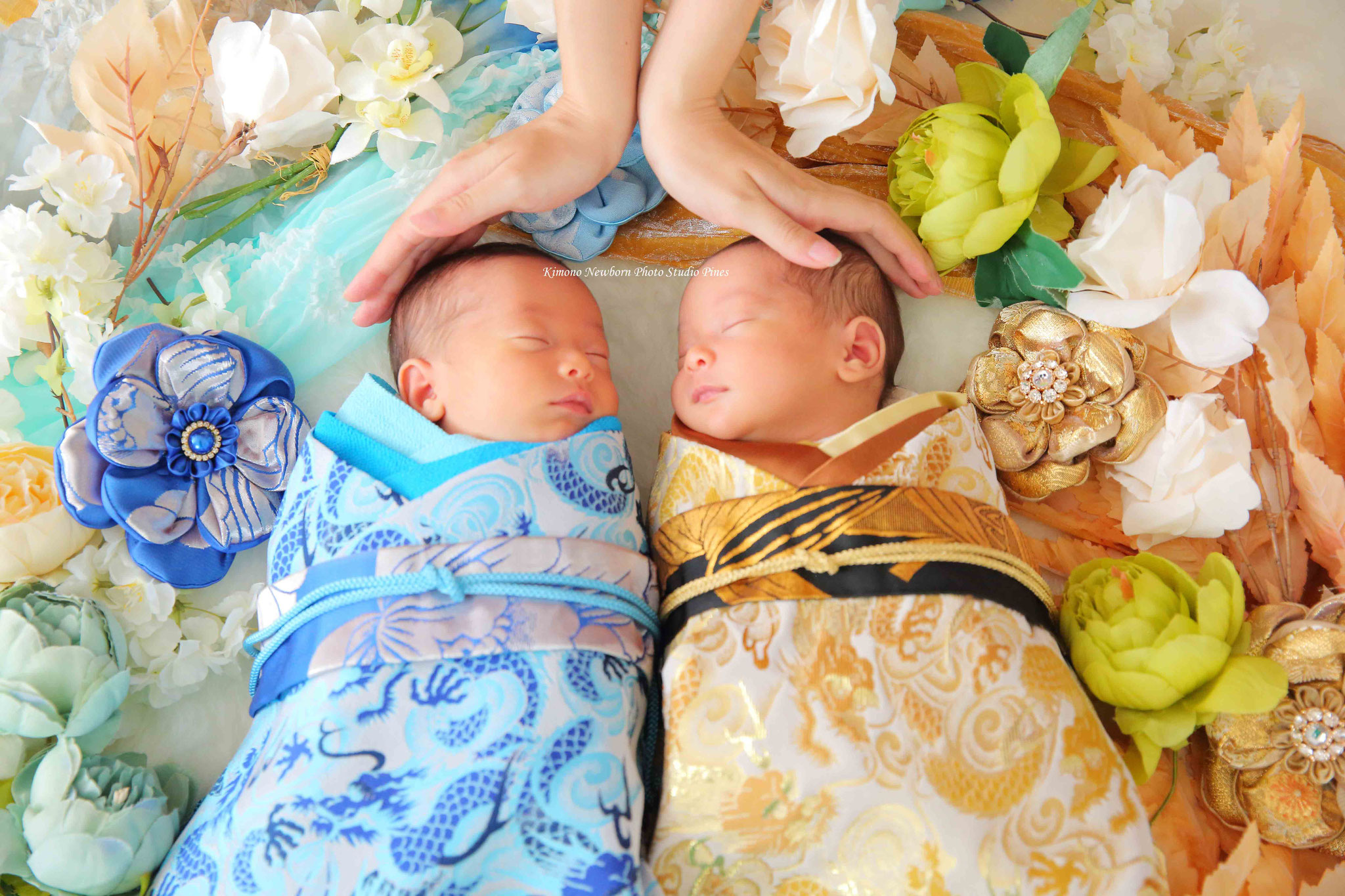 和風ニューボーンフォト - Kimono newbornphotography 和風ニューボーンフォト - Kimono newbornphotography