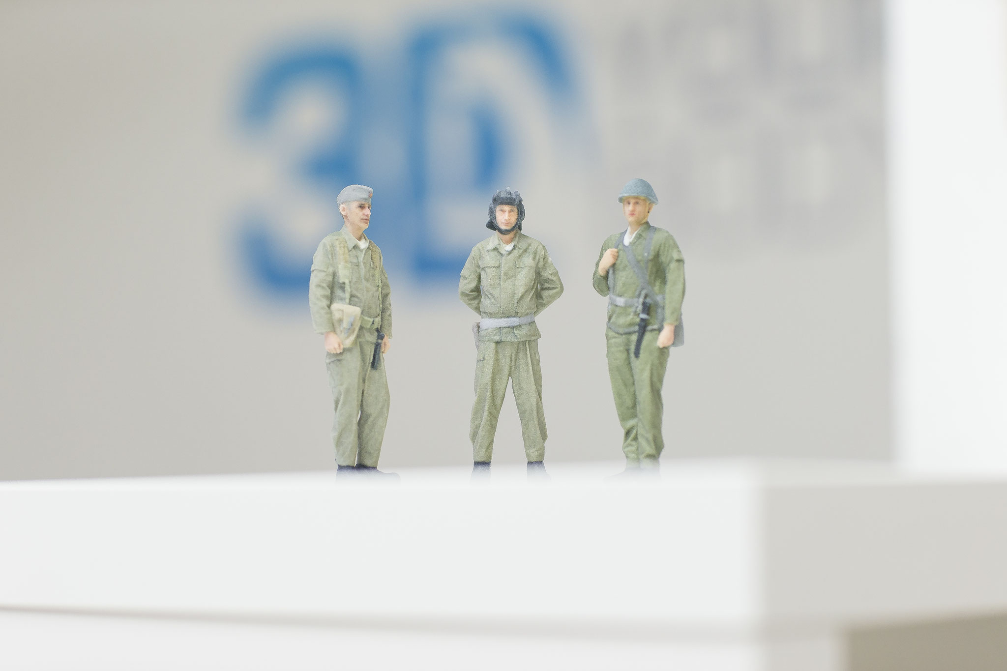 3D-Miniaturen aus Berlin, München, Köln, Rostock und Dresden