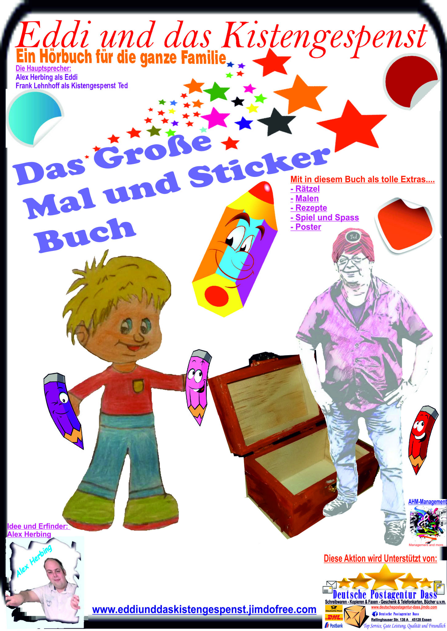 Das große Mal- und Sticker Buch 