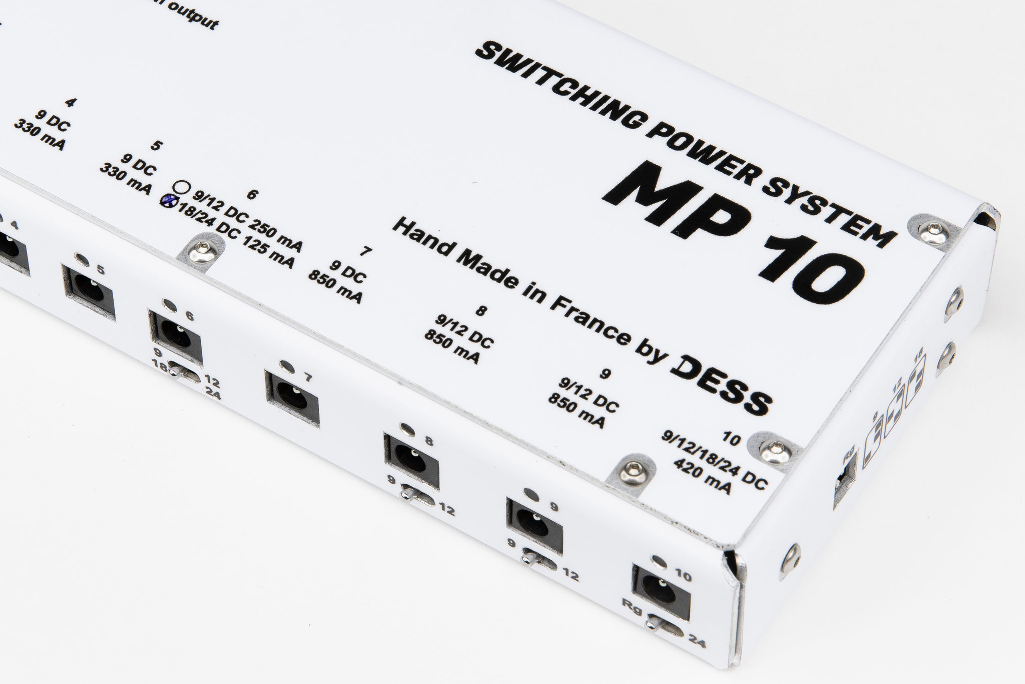 Alimentation pour pédales d'effets, Power Supply, Power Switching, MP-10, DESS