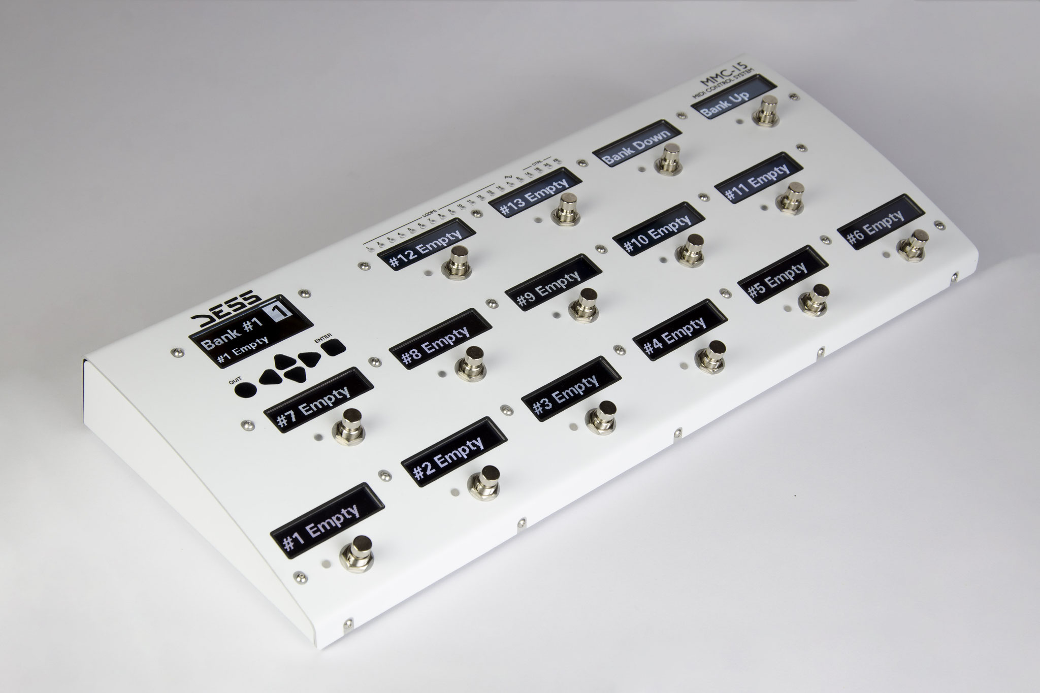 MMC-15,  Foot Controller Midi,  Télécommande, Pédalier, backline, artiste, scéne, Rack, Midi