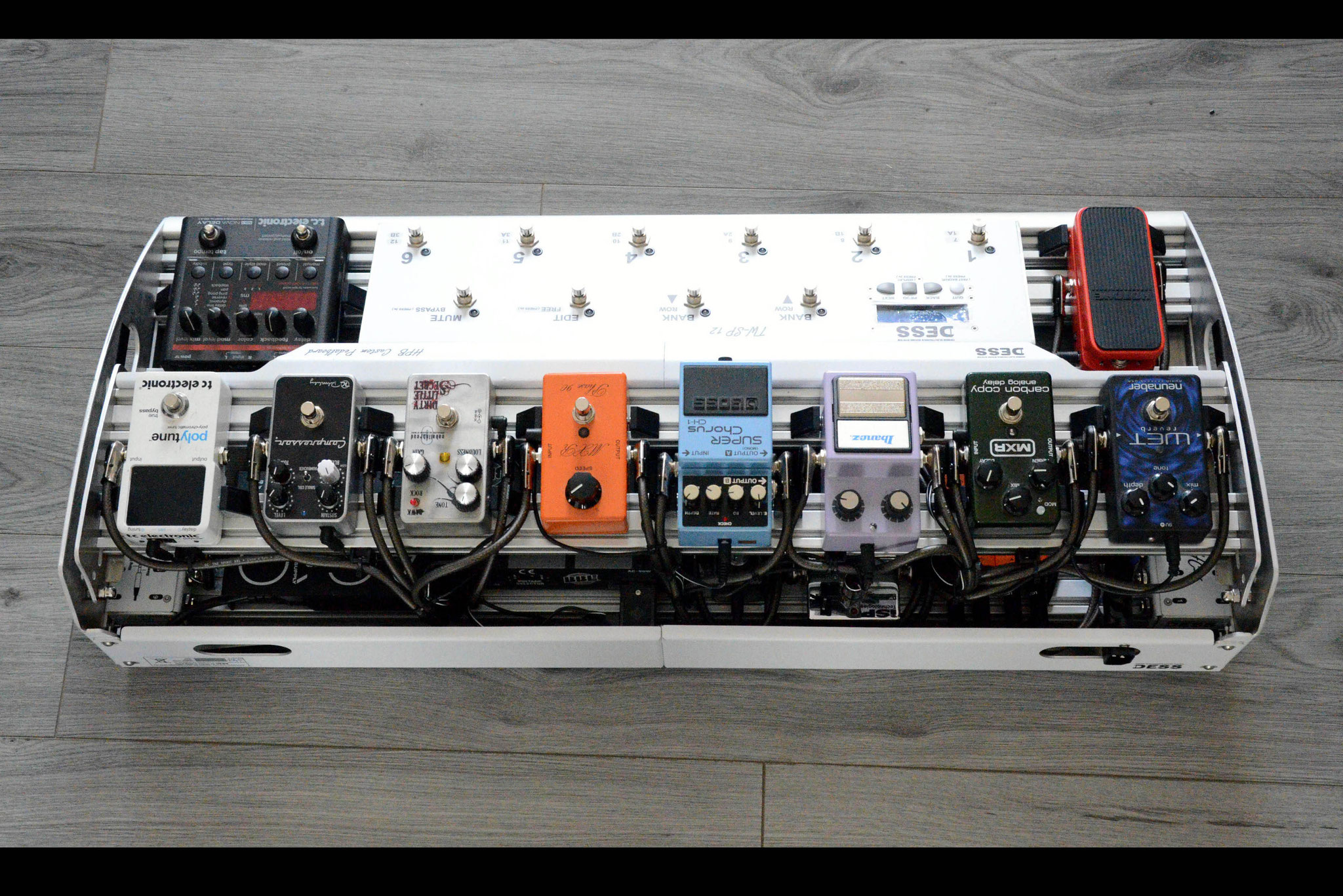 Câblage pedalboard by DESS, Made in France