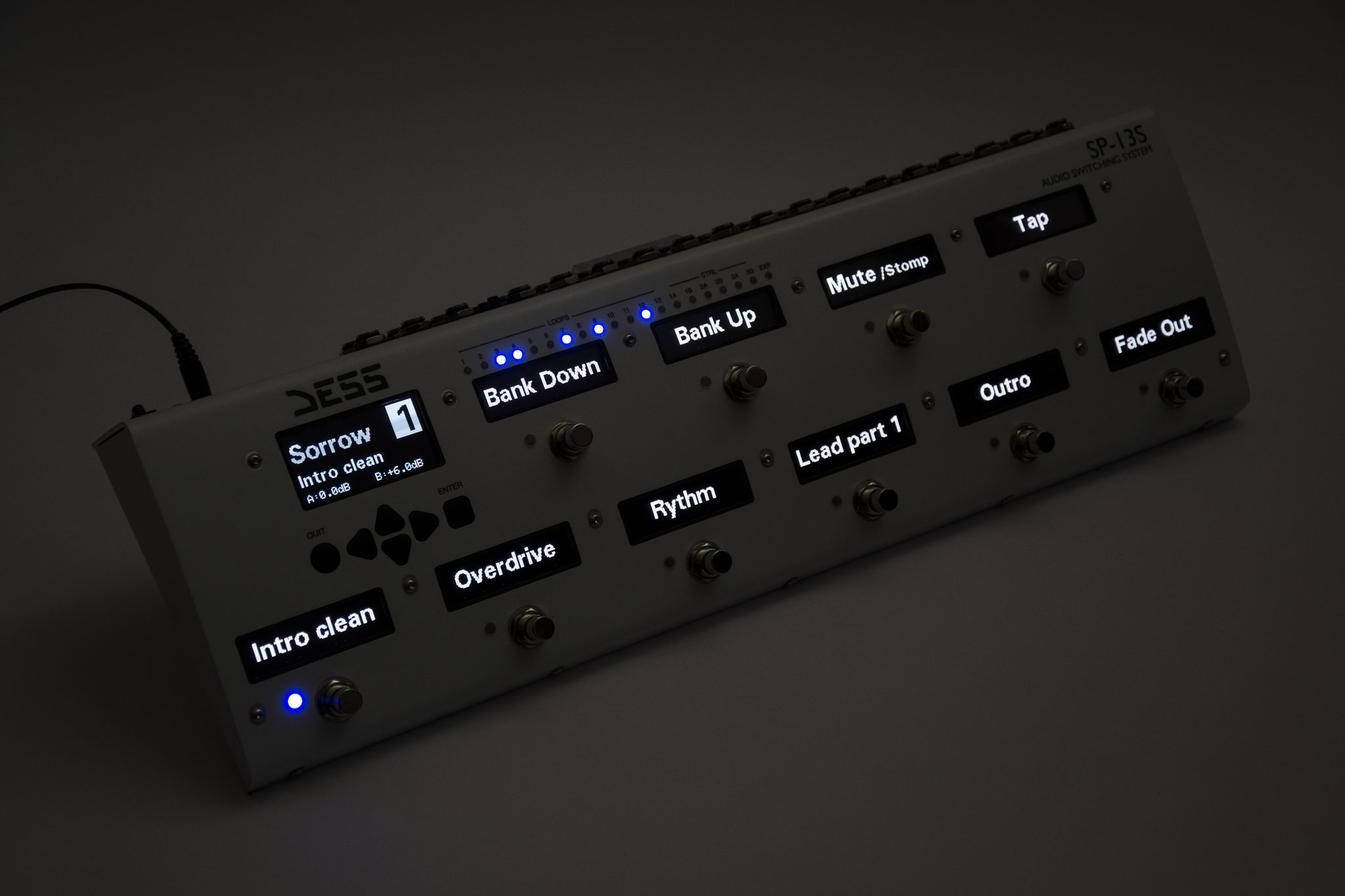 SP-13S, Audio Switching System, Switcher 9 Loops, Aux, Tuner..